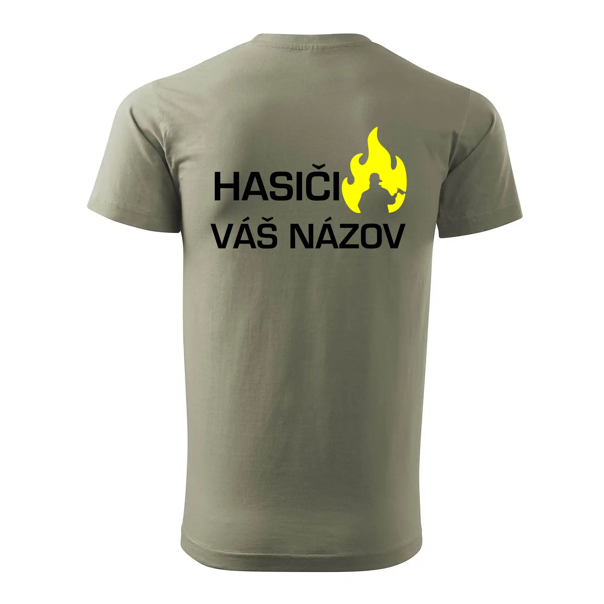 Hasiči - Váš názov - FLUO + Reflexná potlač