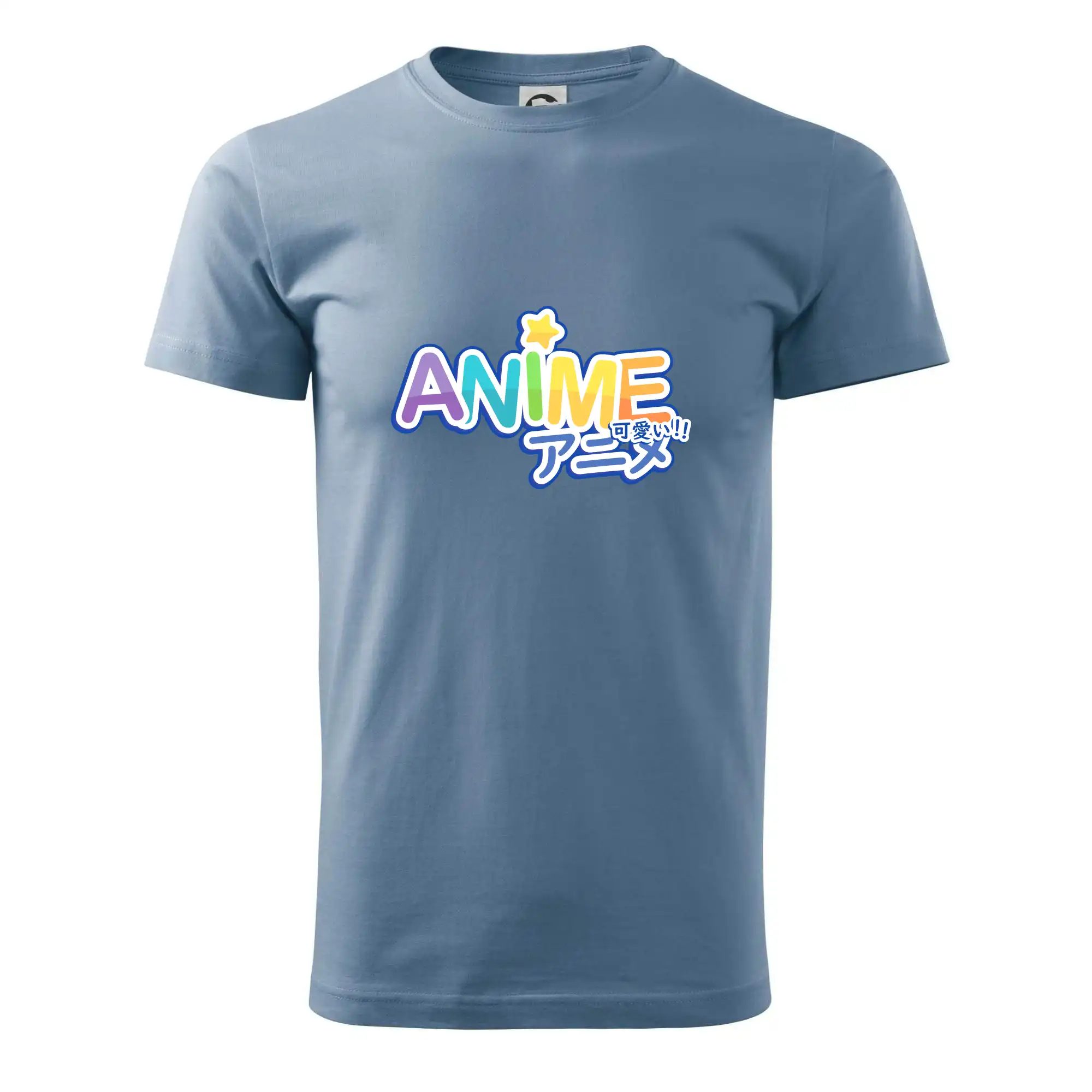Ostatné nápisy - Anime nápis dúhový - Klasické pánske tričko vyššej gramáže