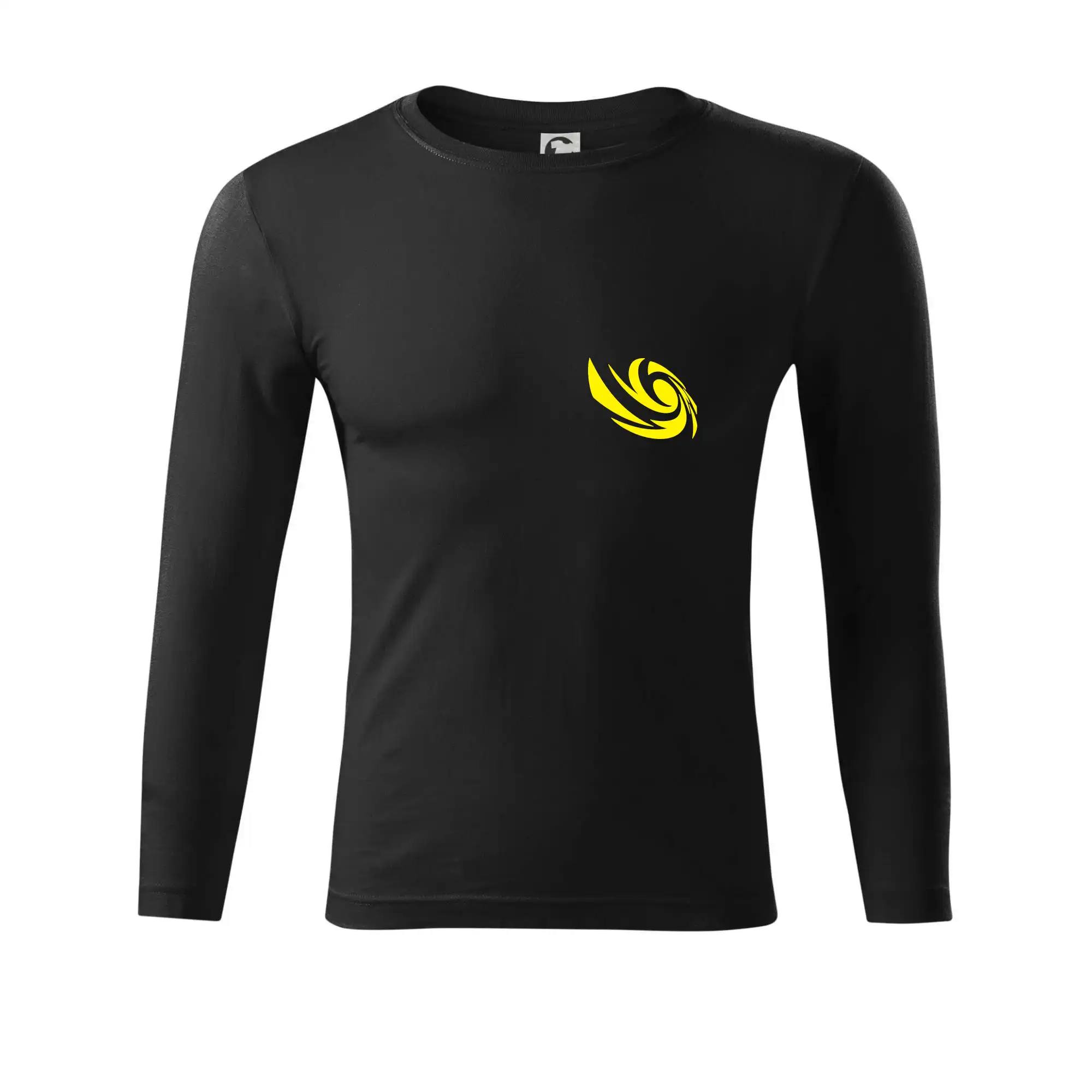 Tričká, mikiny a šiltovky pre Youtubery - Vortex logo na prsia - Tričko Progress s dlhým rukávom