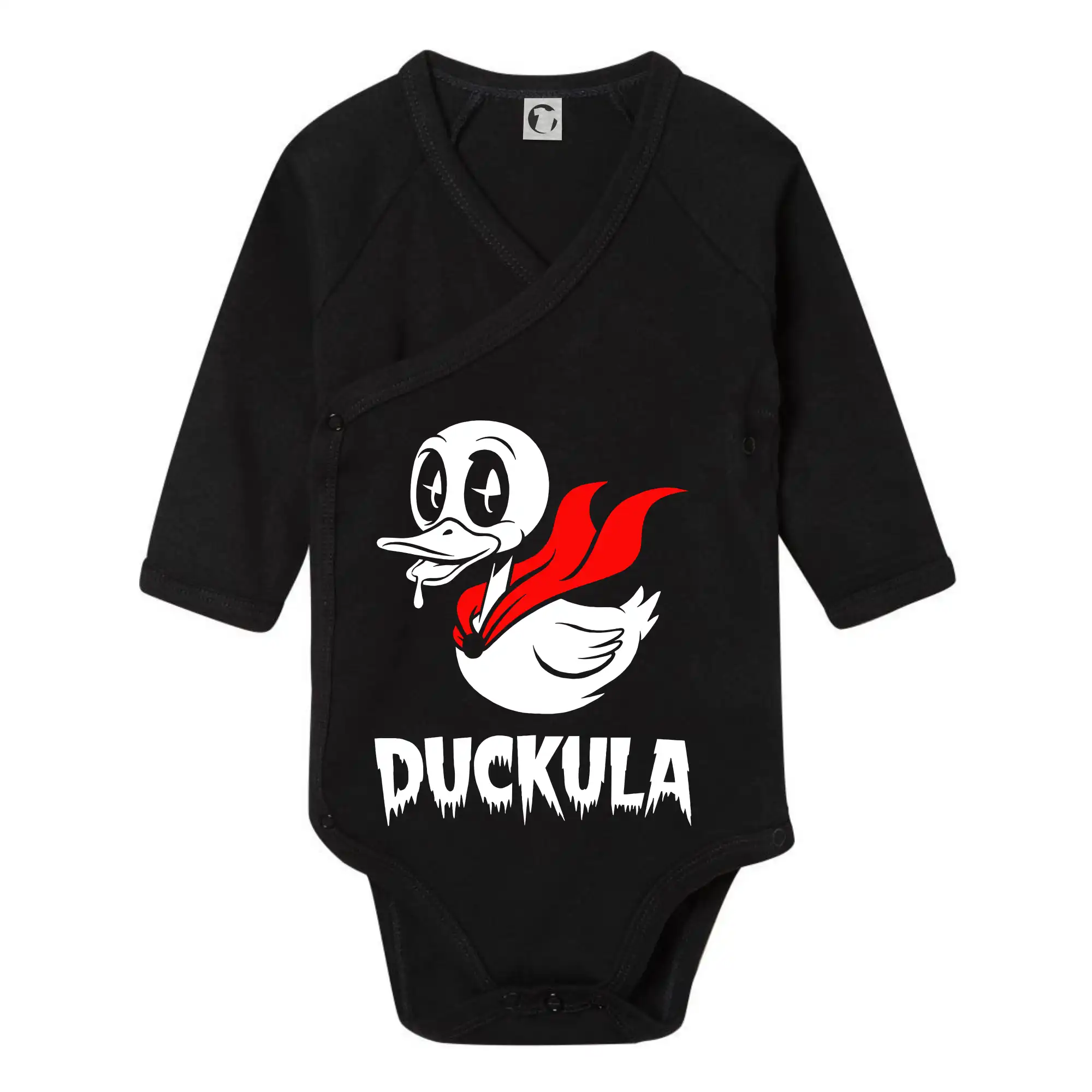 Filmové tričká - Duckula - Body zavinovacie s dlhým rukávom