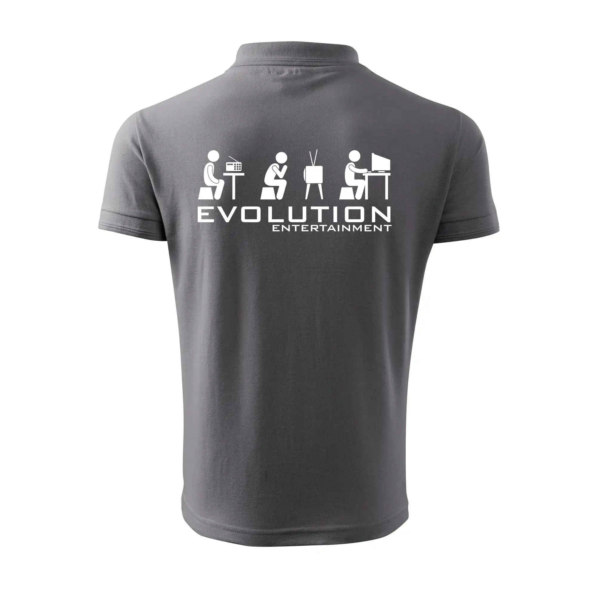 Tričká s potlačou evolúcia - Evolúcia zábavy - Polokošeľa pánska Pique Polo 203
