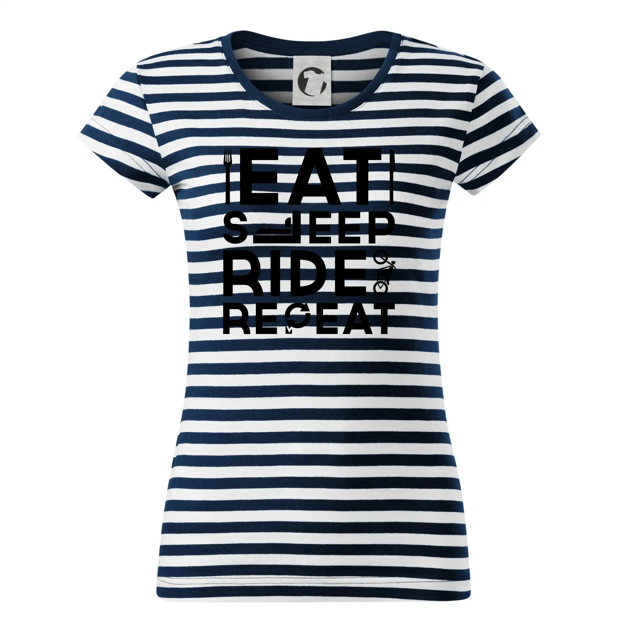 Eat sleep repeat - Eat sleep ride moto - Tričko na vodu