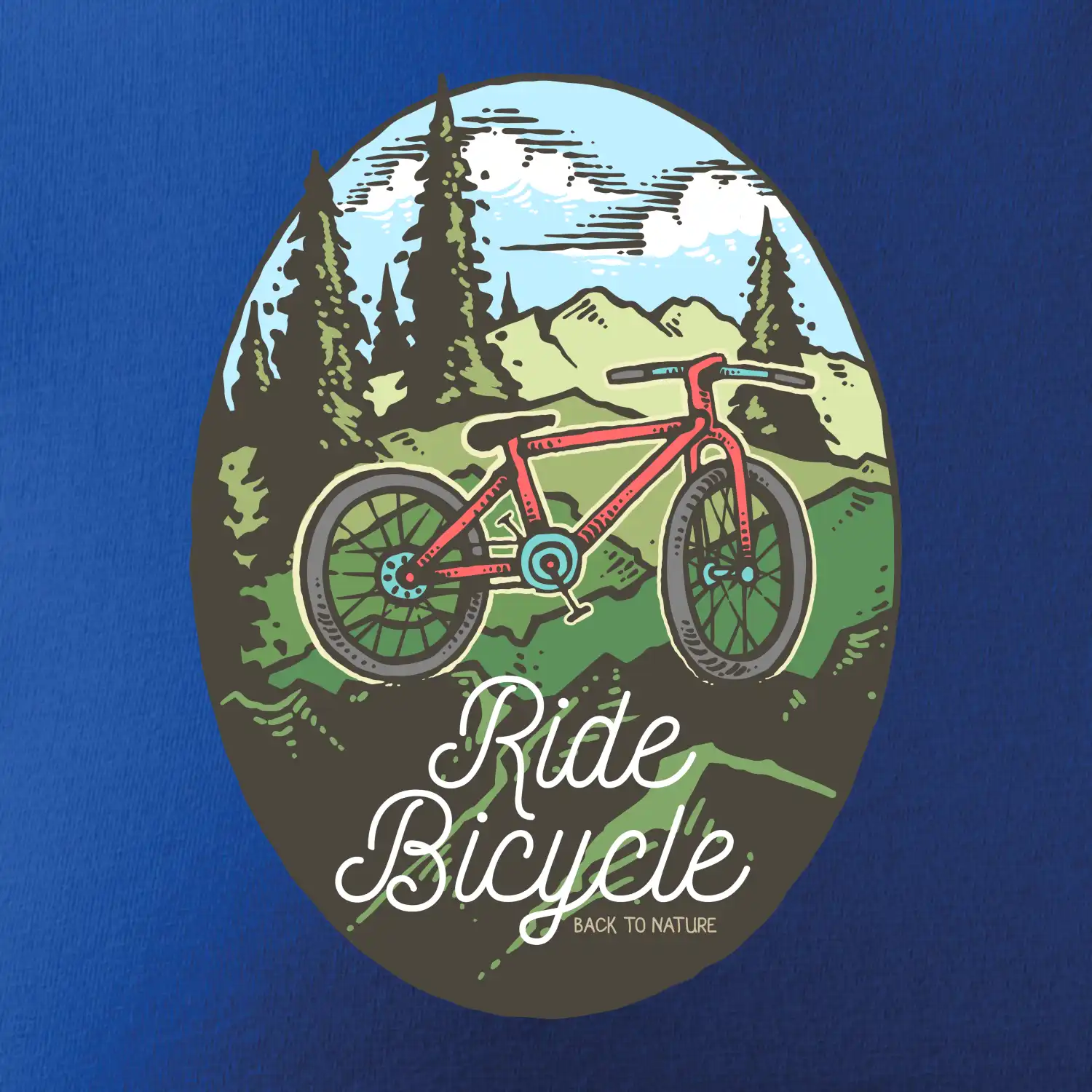 Ride Bicycle Nature