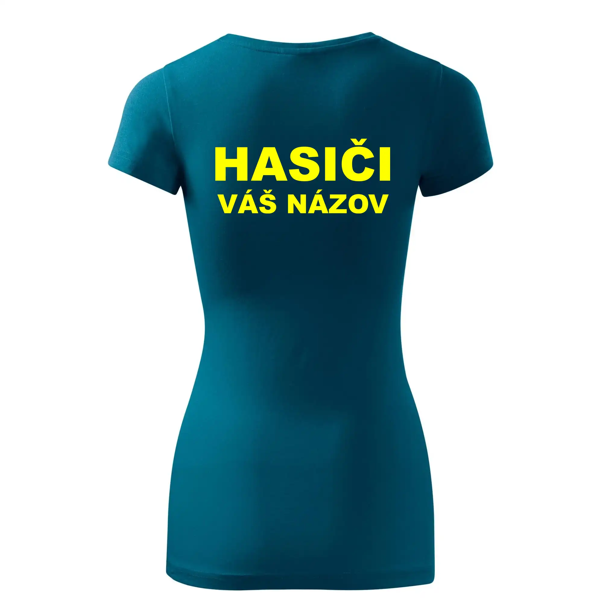 Hasiči - žltý nápis - váš názov zboru