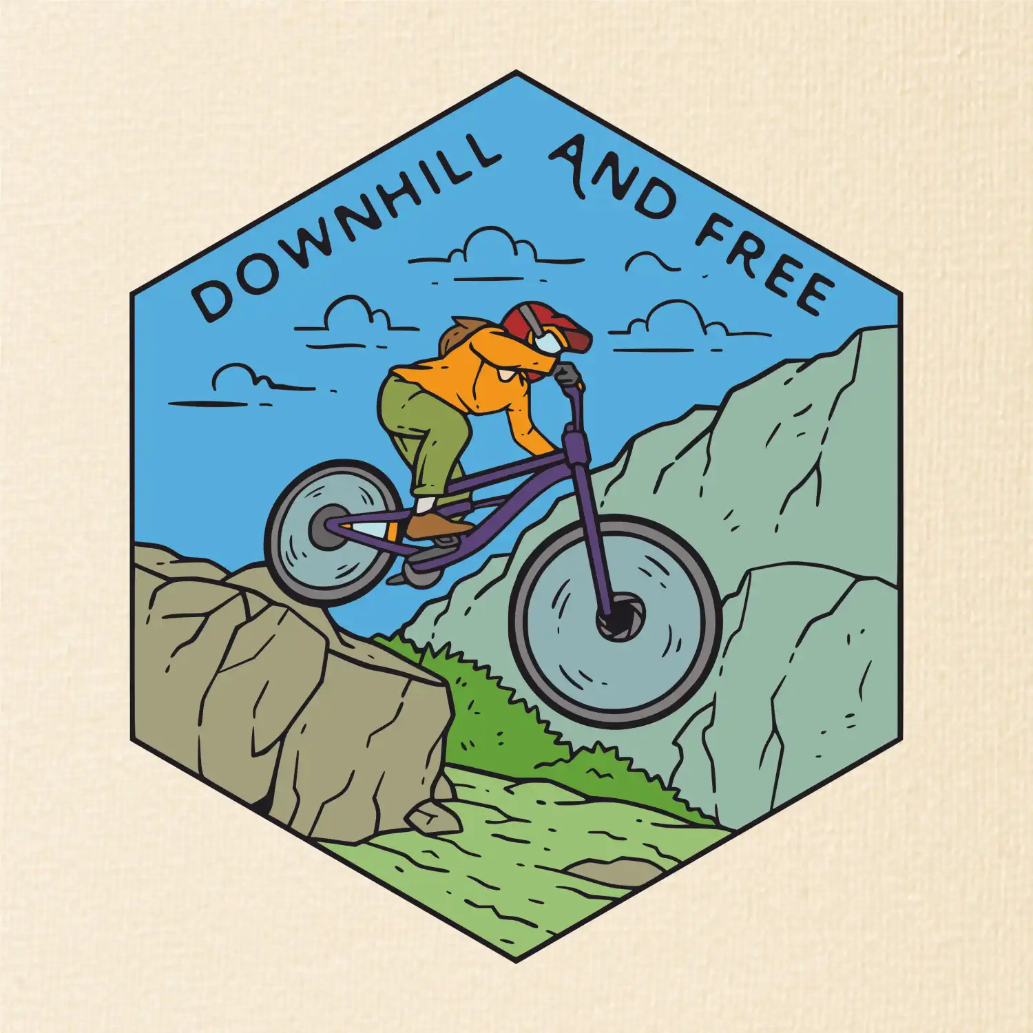 Downhill and free holka