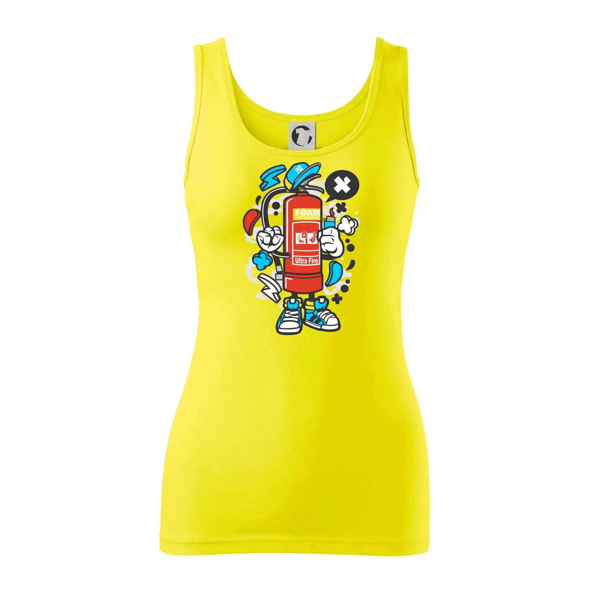 Originálne tričká pre hasičov - Hasičňák - Dámske tielko