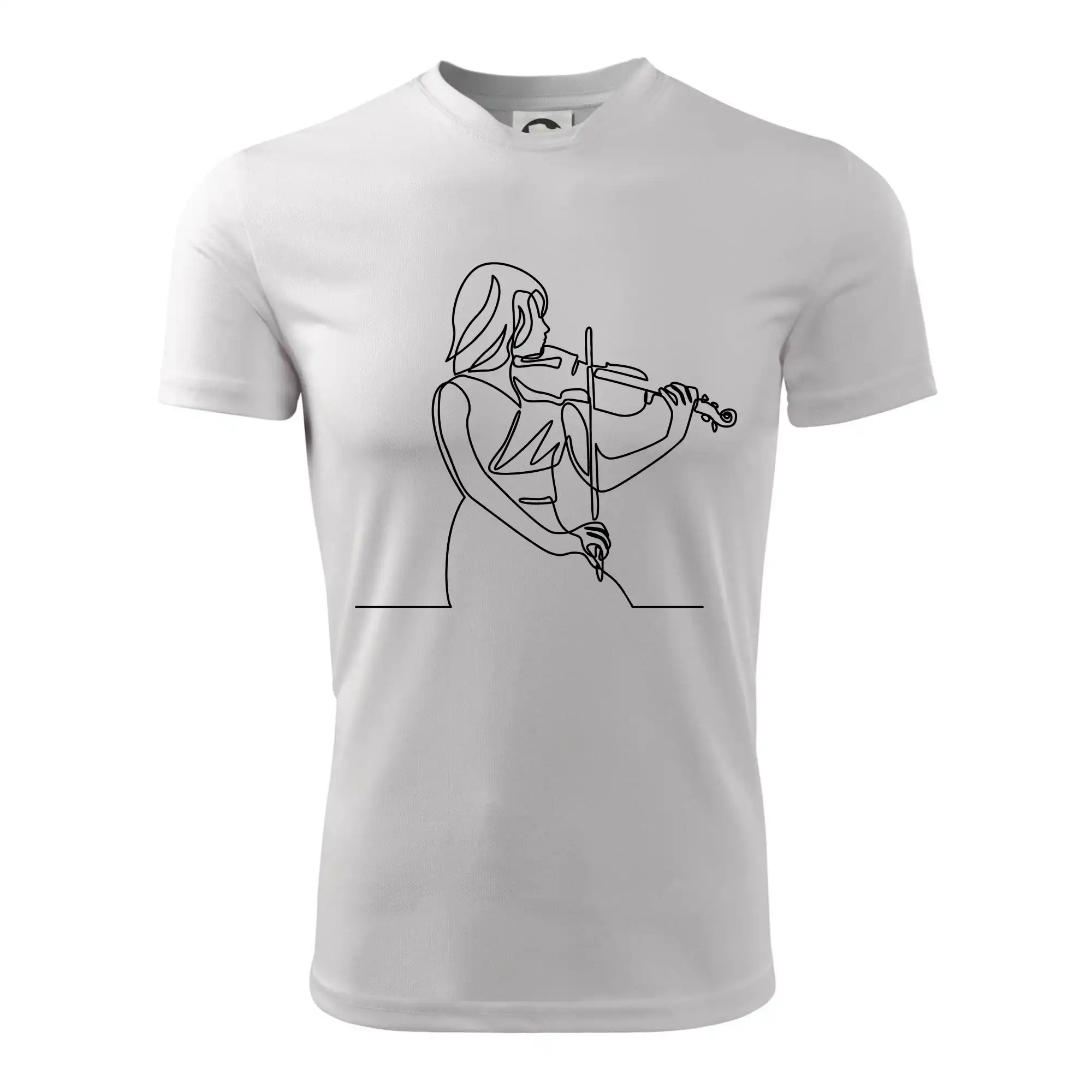 Houslistka jedním tahem