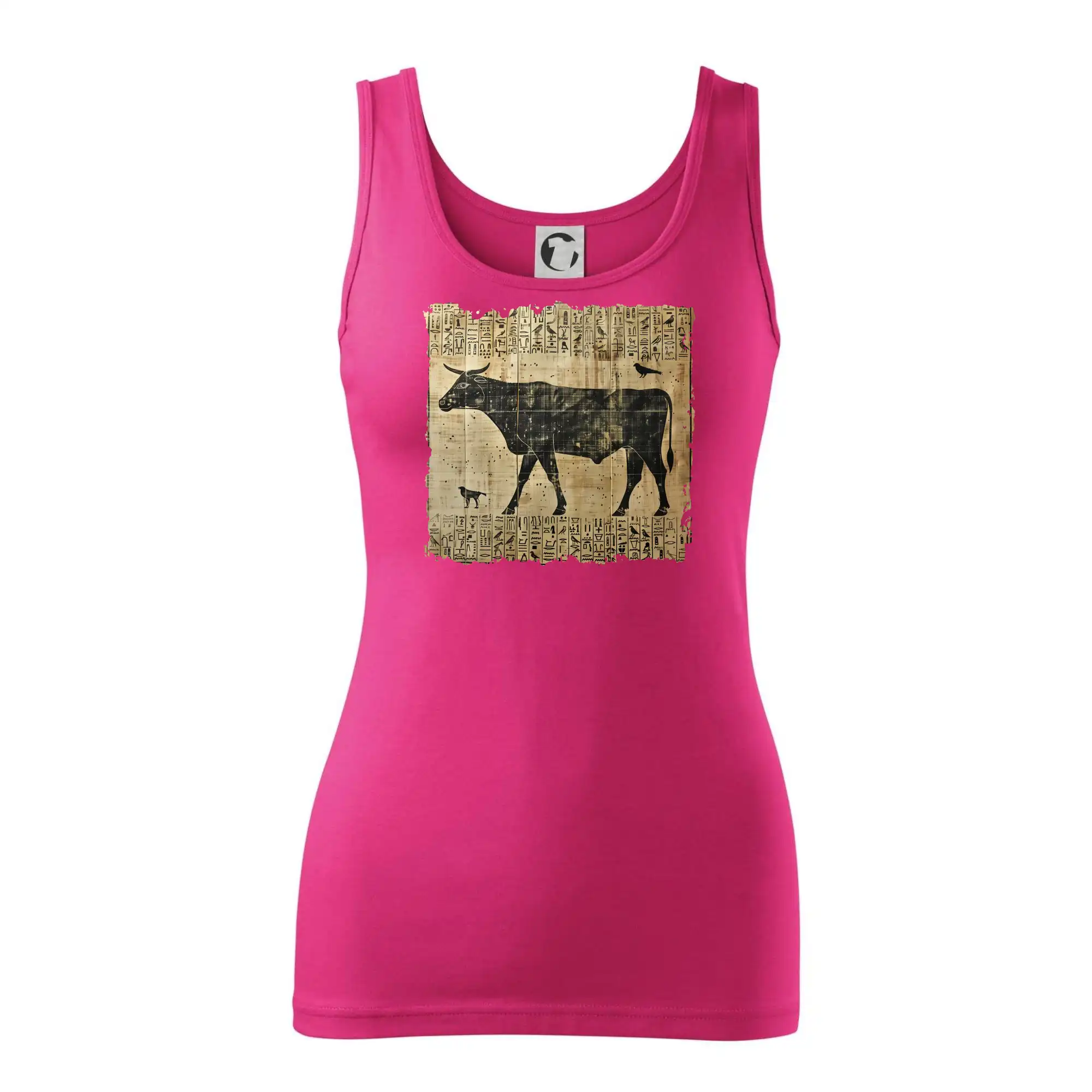 Egyptské hieroglyfy kráva