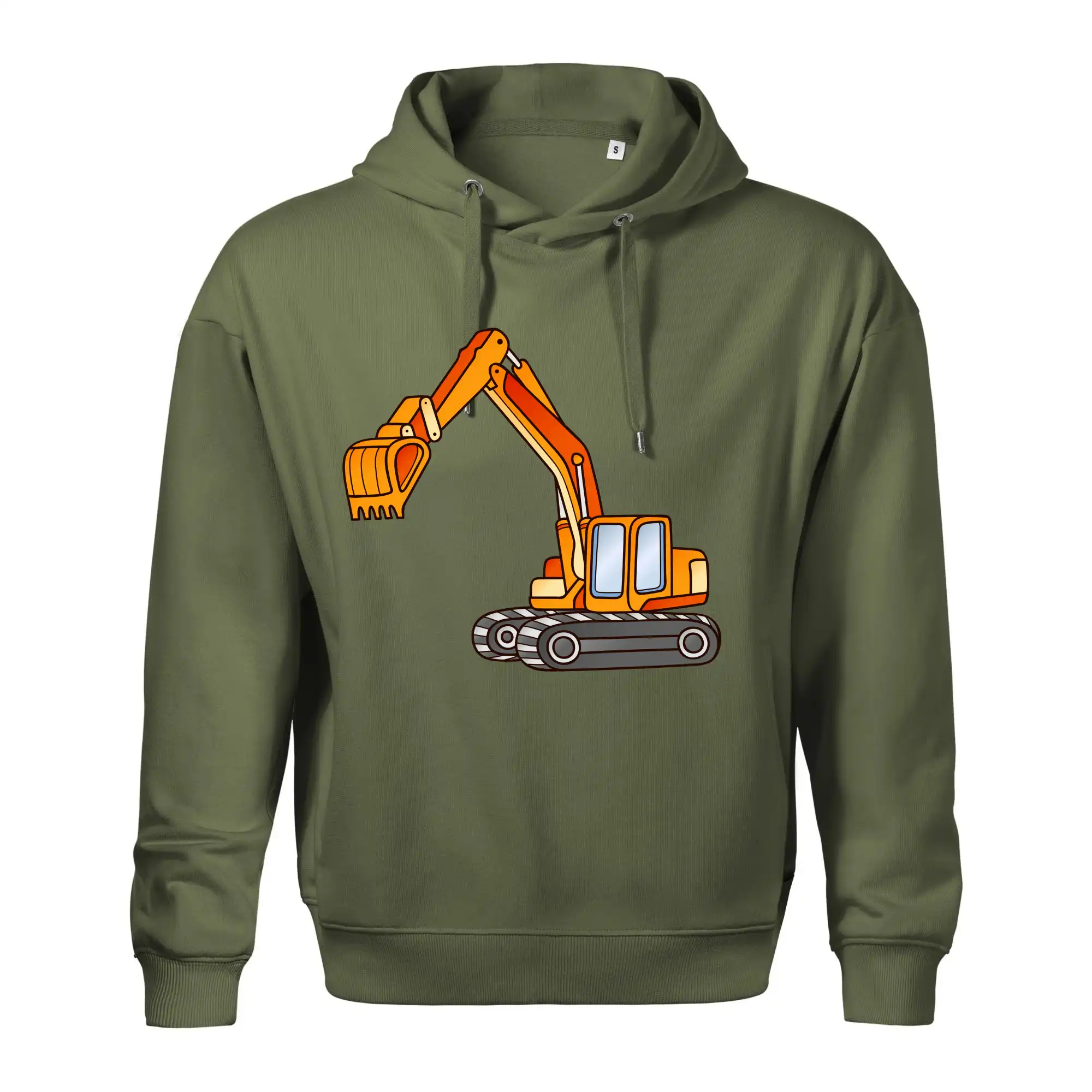 Bagr bez nápisu oranžový