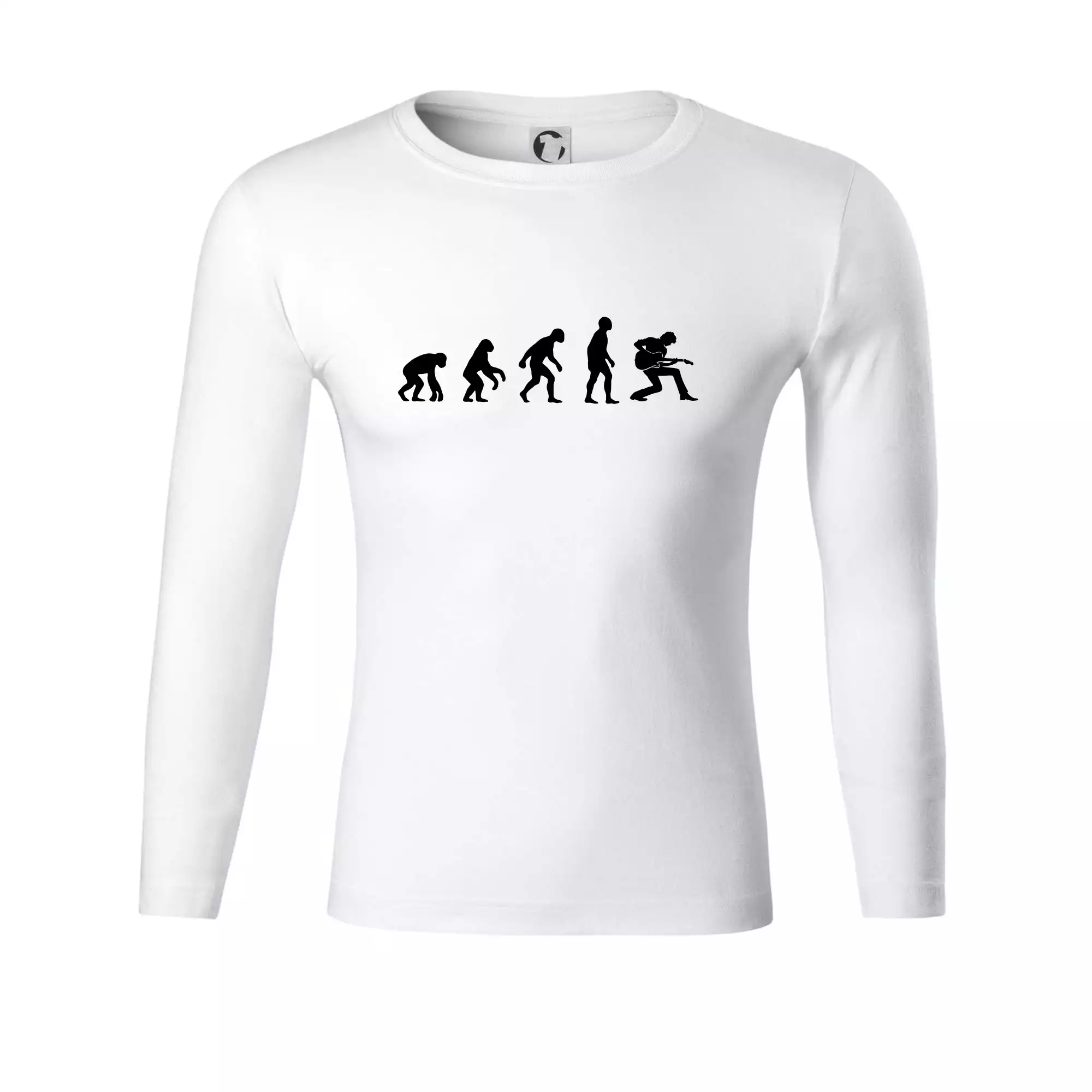 Evoluce kytarista - klečící