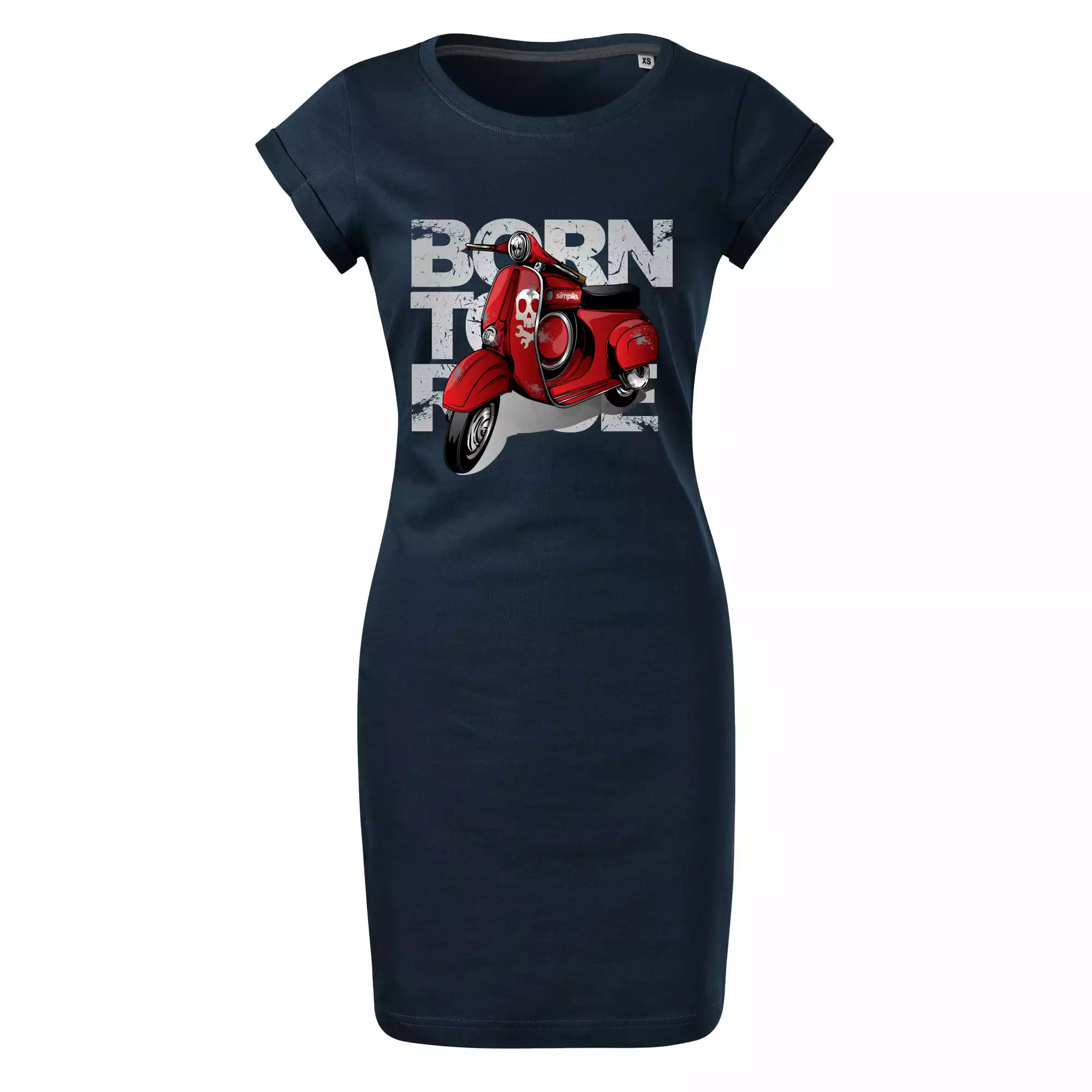 Scooter born to ride red