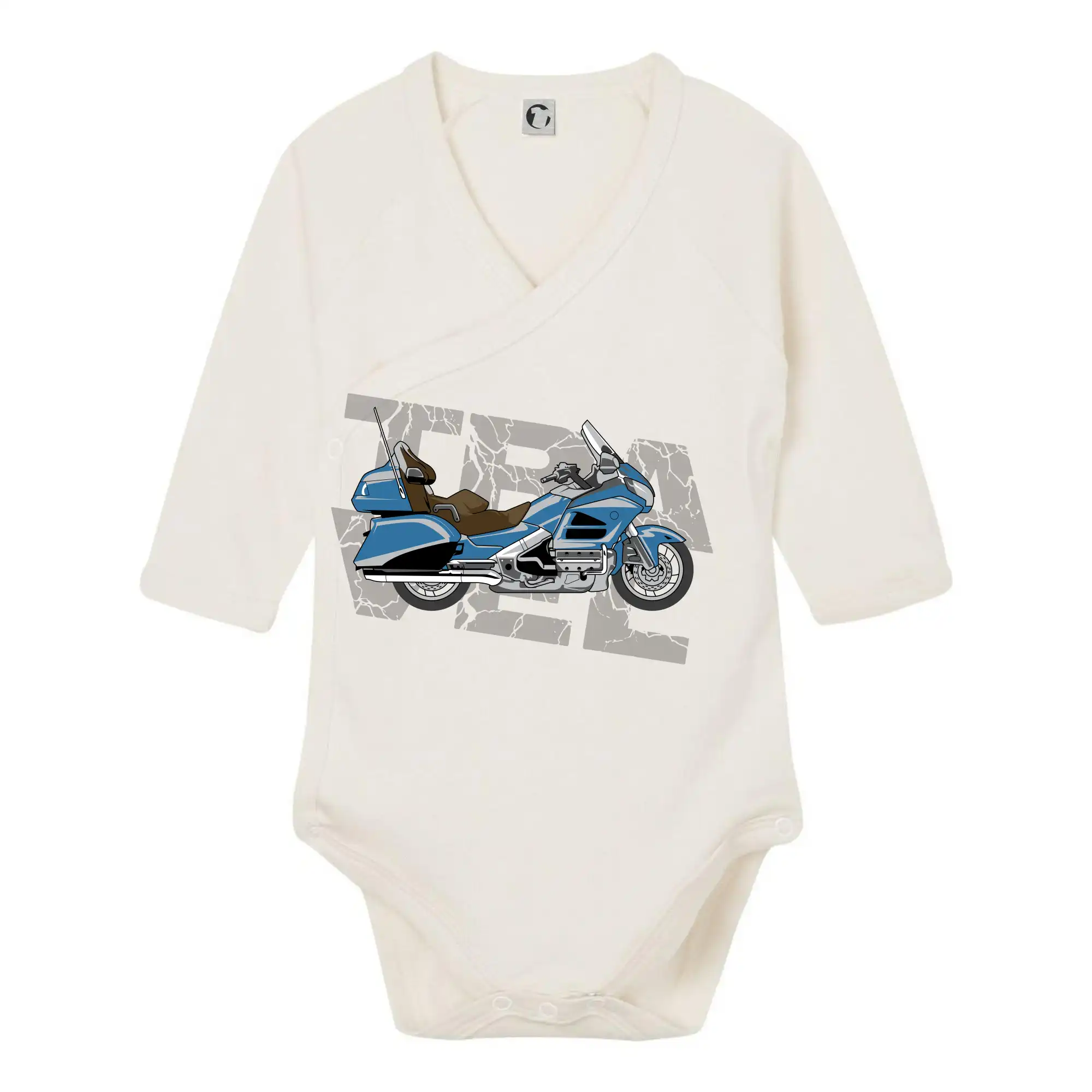 Cestovní motorka Amerika modrá