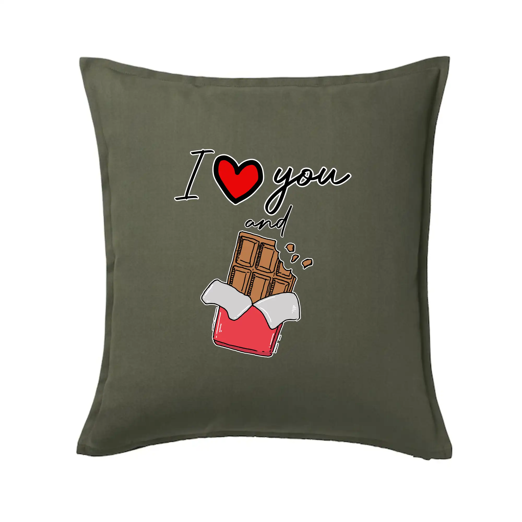 I love you and chocolate - Vankúš 50x50