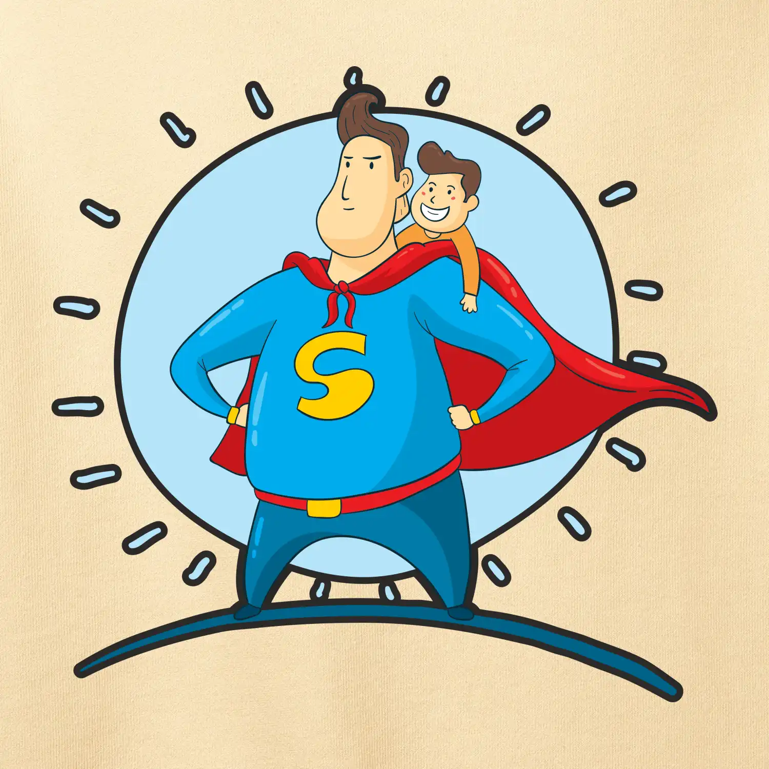 Táta superman - kluk