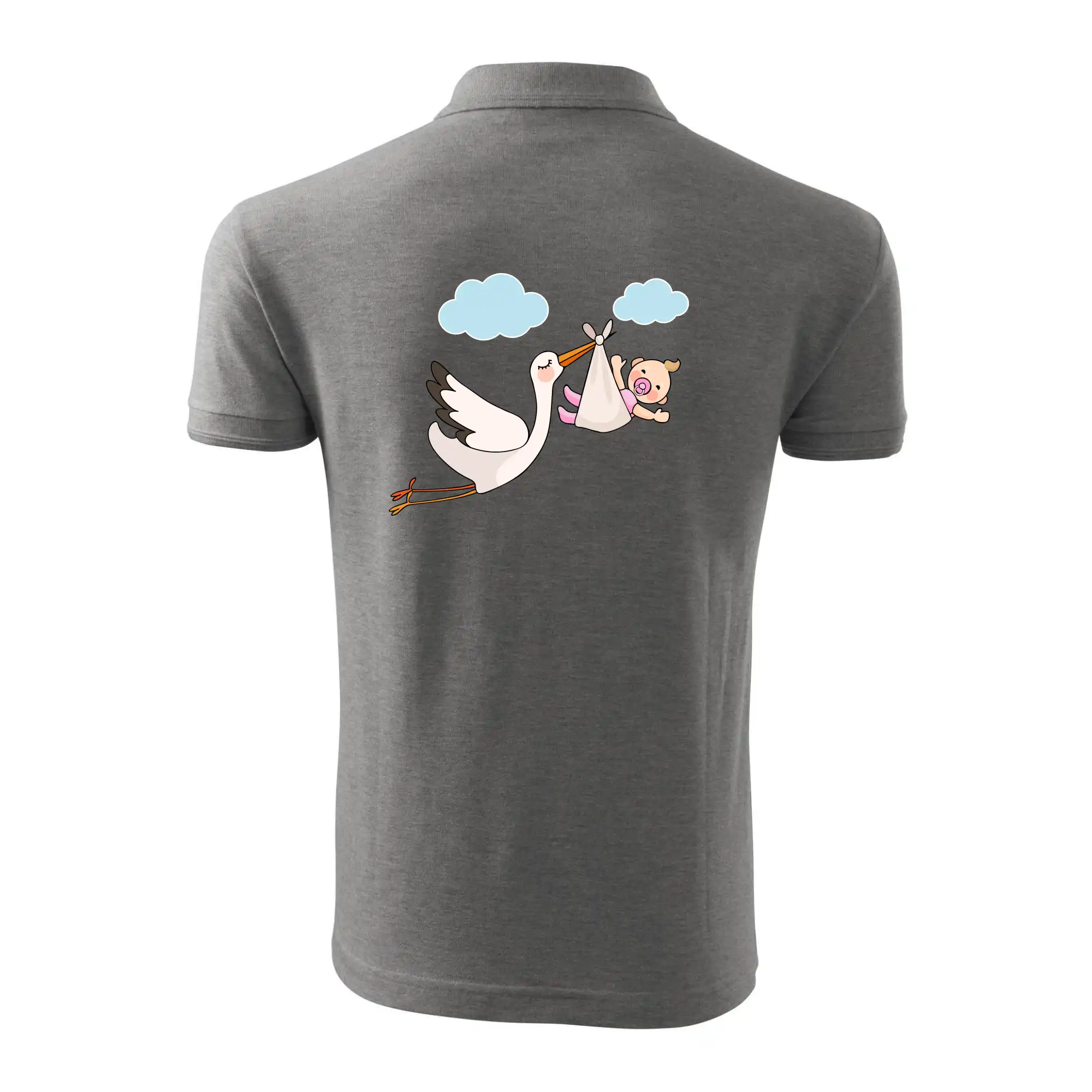 Čáp čekáme miminko - holka