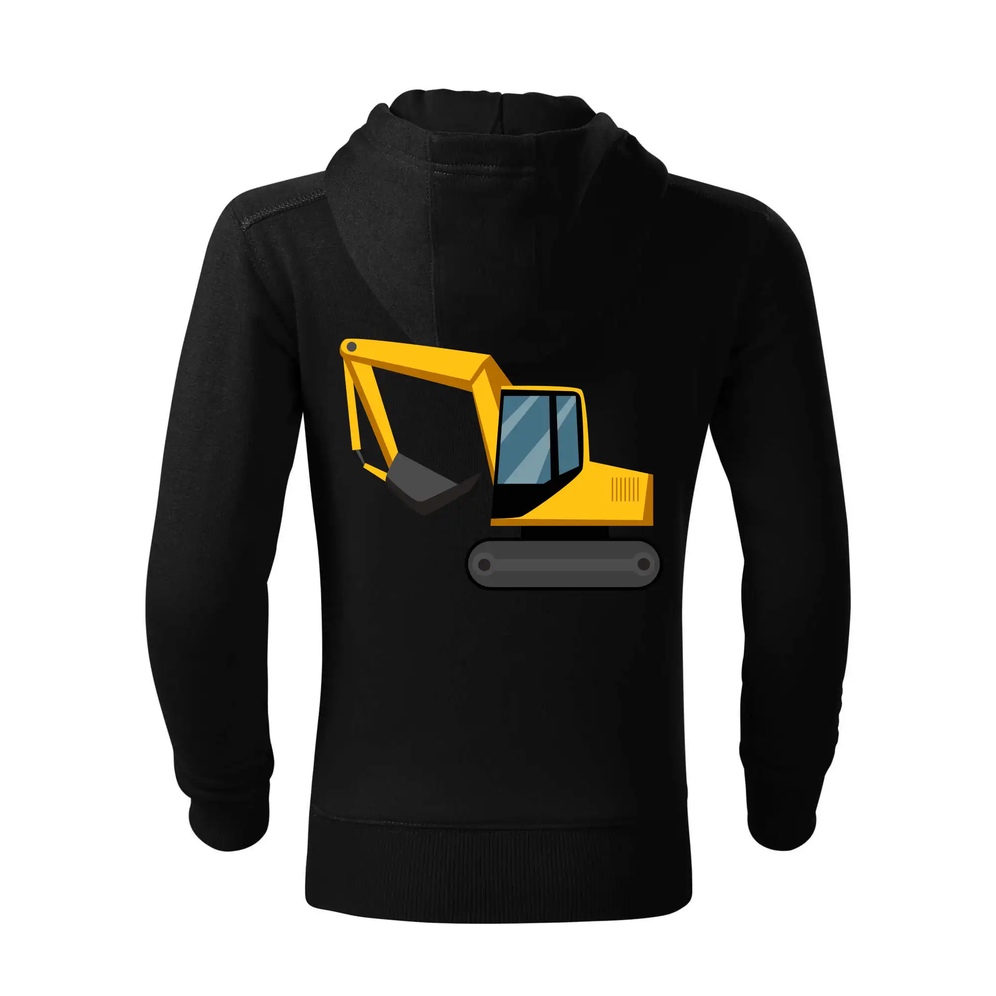 Bagr bez nápisu  z boku