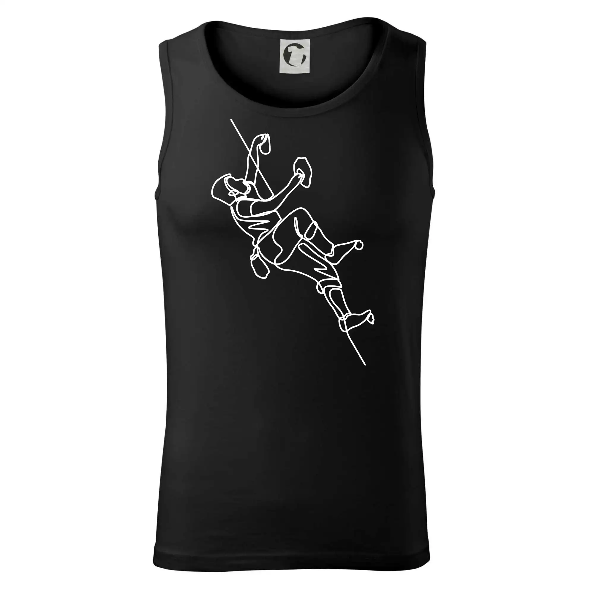 Lezecká stěna jedním tahem