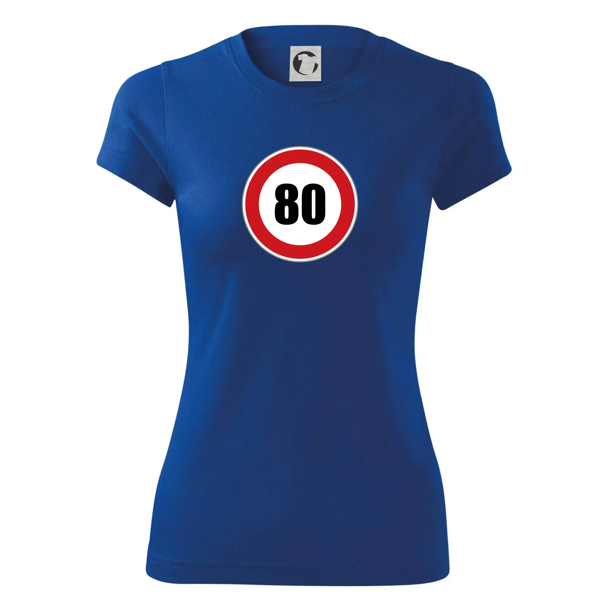 Dopravní značka - omezení rychlosti 80