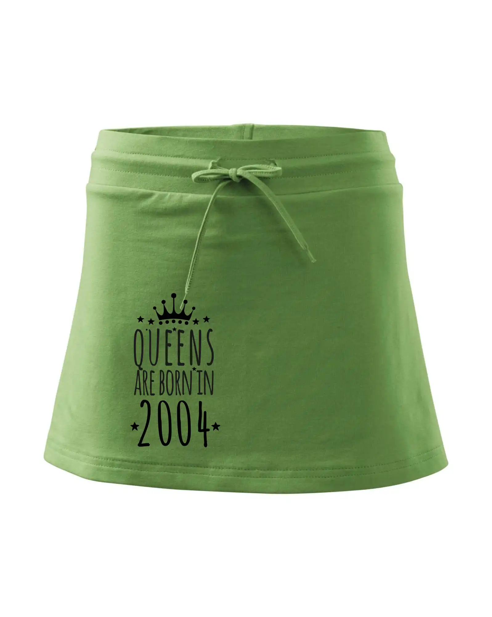 Trička s ročníkom 2004 - Queens are born in 2004 - Športová sukne - two in one