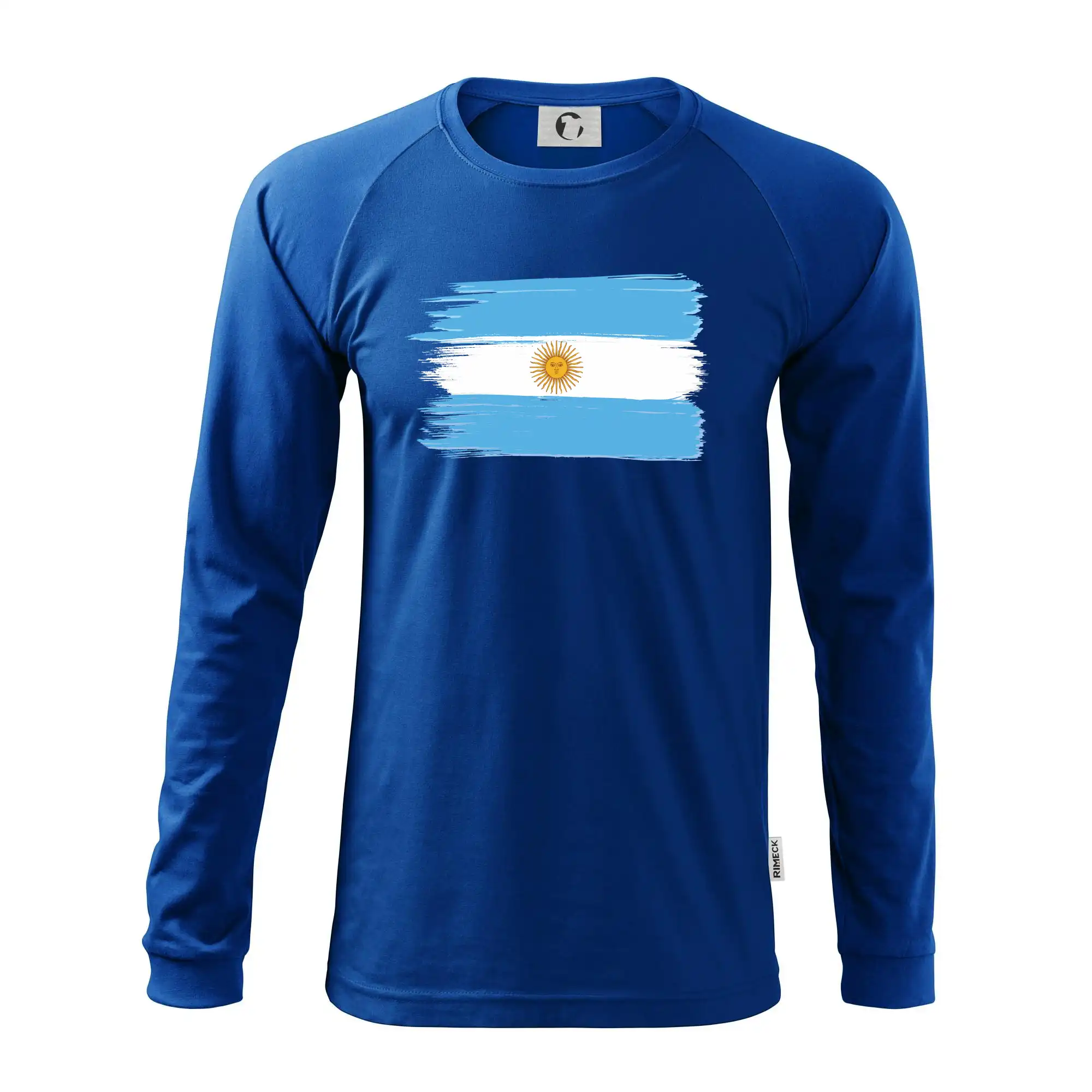 Argentina vlajka kreslená štětkou