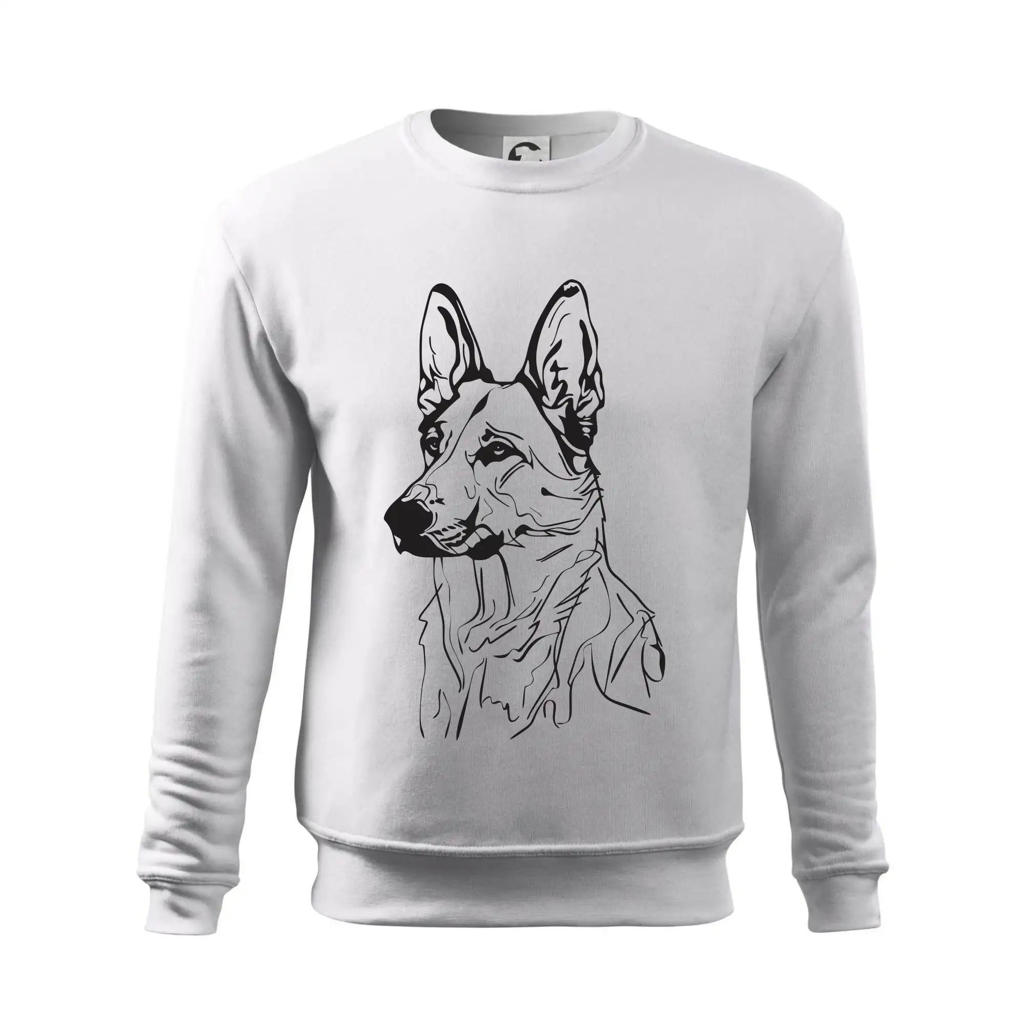 Německý ovčák černá kresba