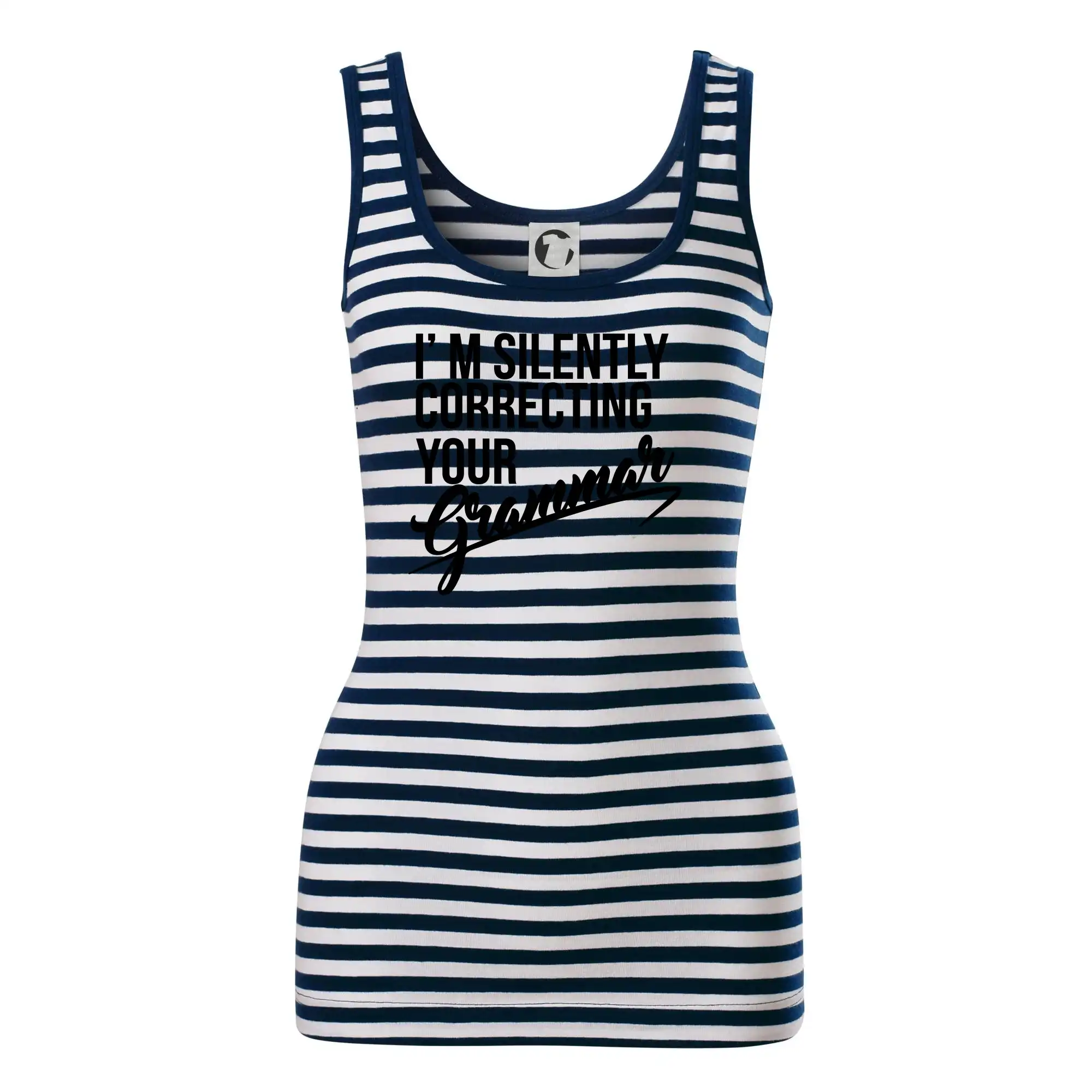 Učiteľské tričká - Correcting grammar - Sailor tielko na vodu