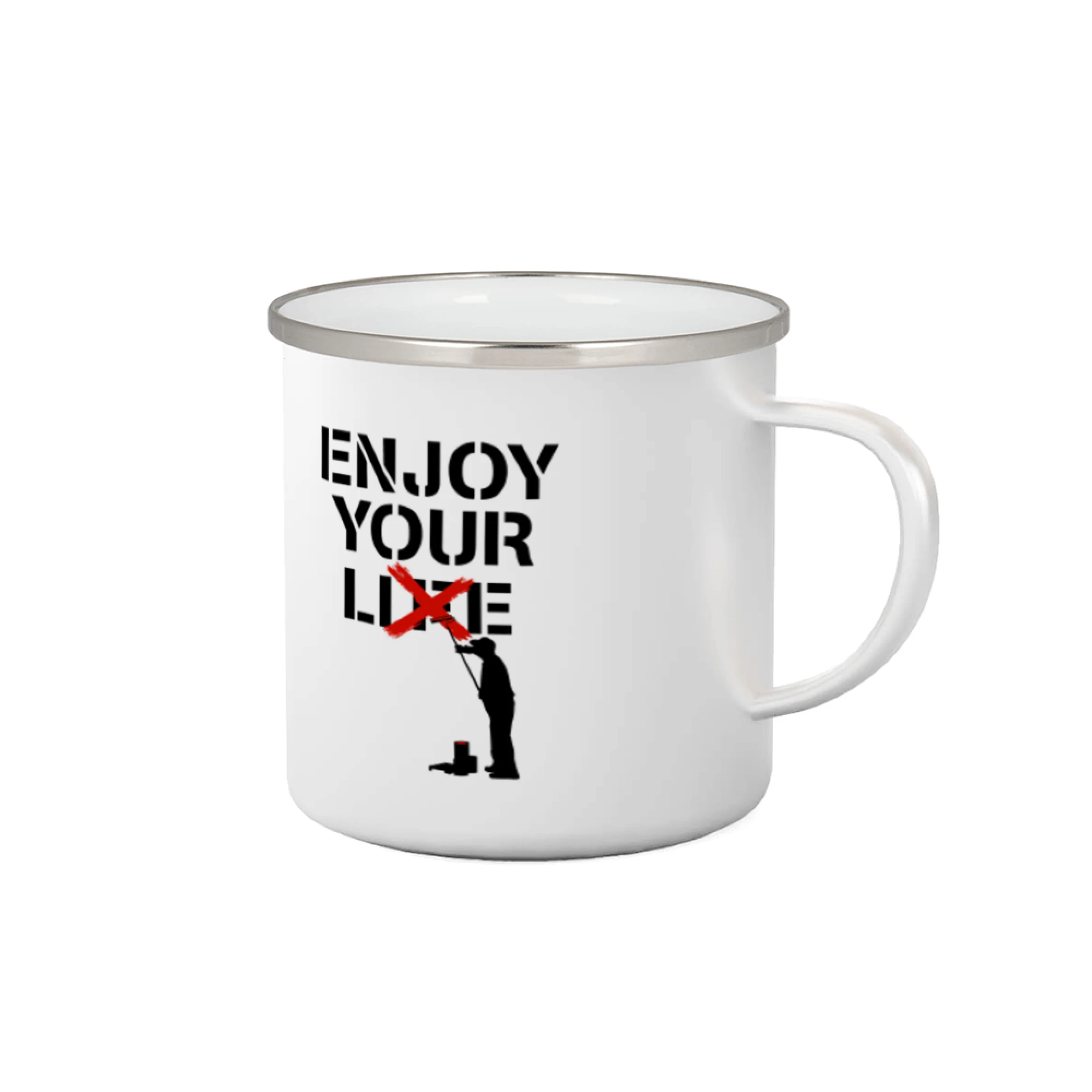 Grafické tričká - Enjoy Your Lie - Plecháčik