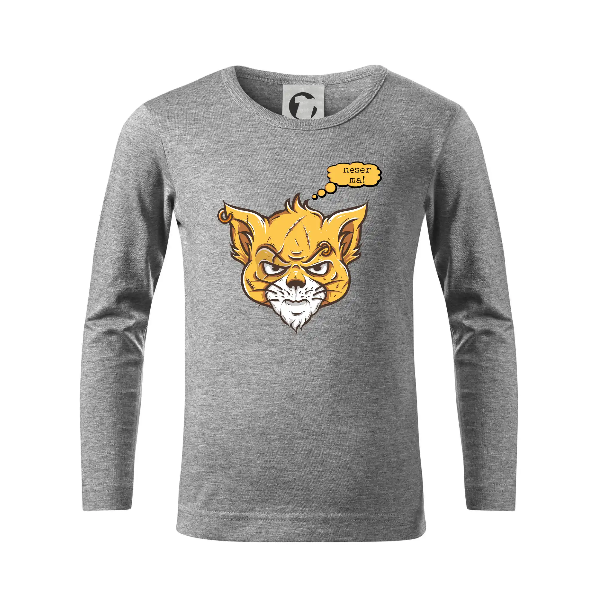 Vtipná tričká s mačkou - Mačka "neser ma!" - Tričko detské Long Sleeve