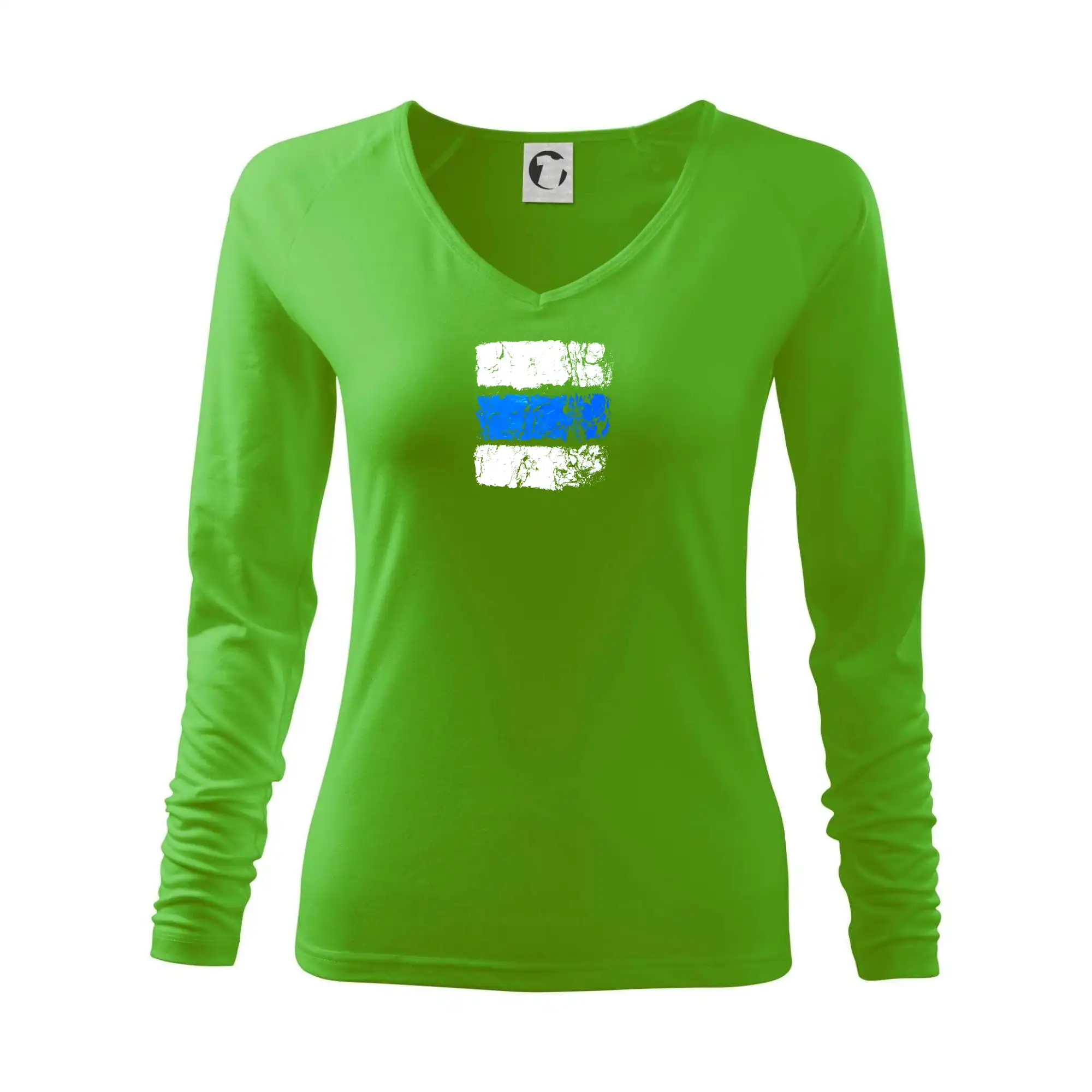 Trička pre cestovateľov - Turistická značka - modrá - Tričko dámske Elegance