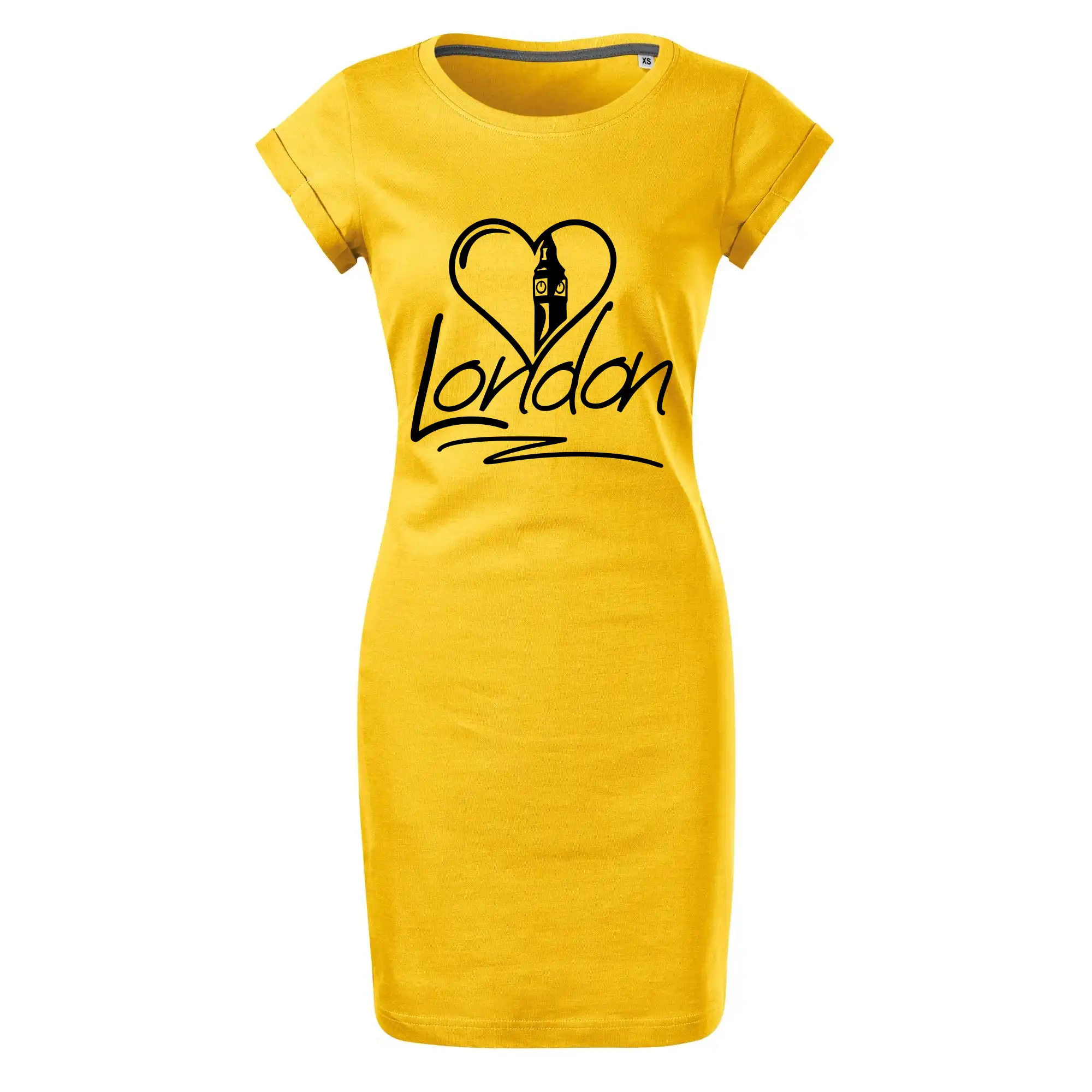 Tričká Anglicko - London Love - Tričko Šaty FREEDOM