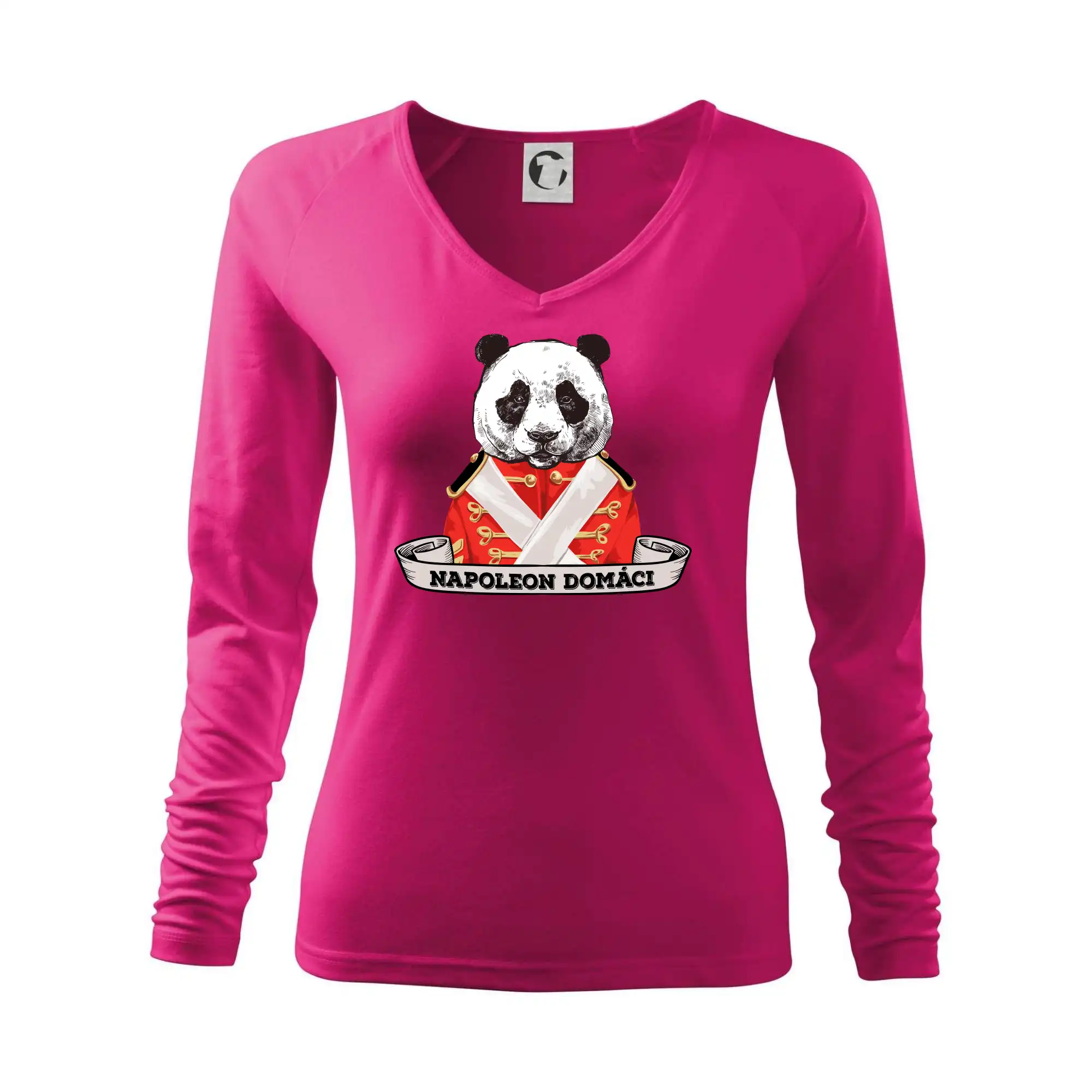 Tričká so zvieratami - Napoleon domáci panda - Tričko dámske Elegance