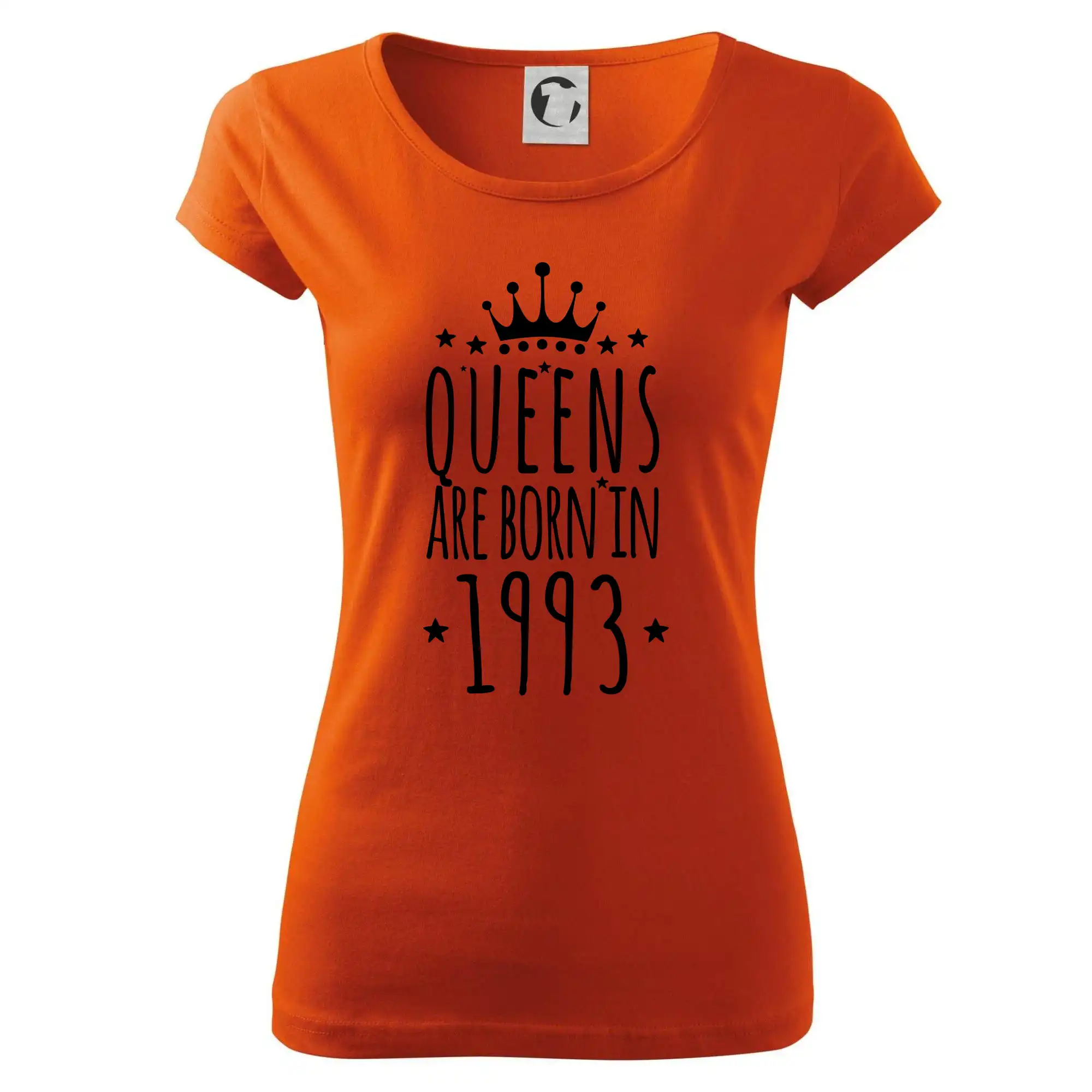 Tričká k narodeninám - Queens are born in 1993 - Dámske tričko Pure