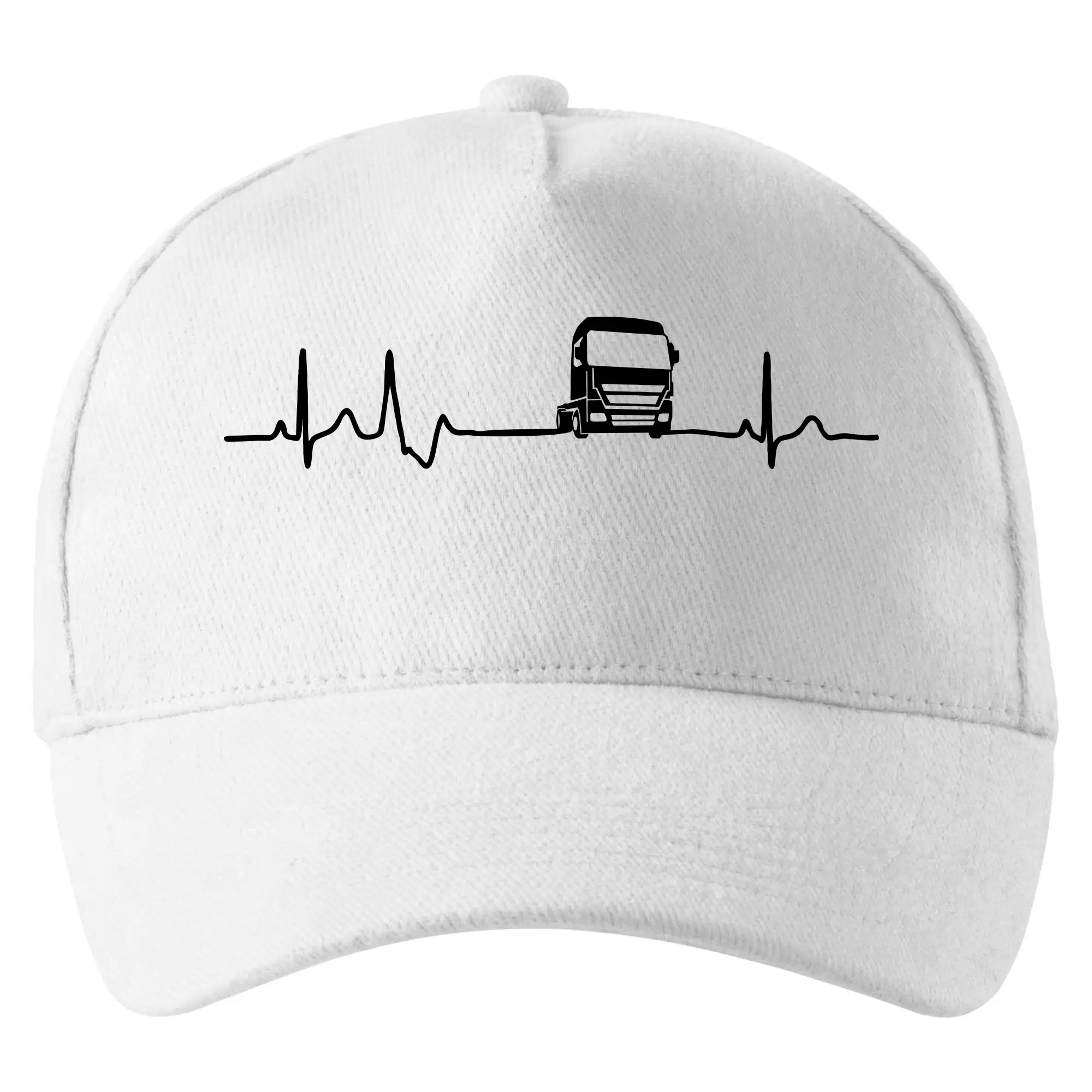 Tričká s kamionmi a nákladiakmi - Moje srdce bije pre kamión - Šiltovka so zahnutým šiltom a mosaznou sponou