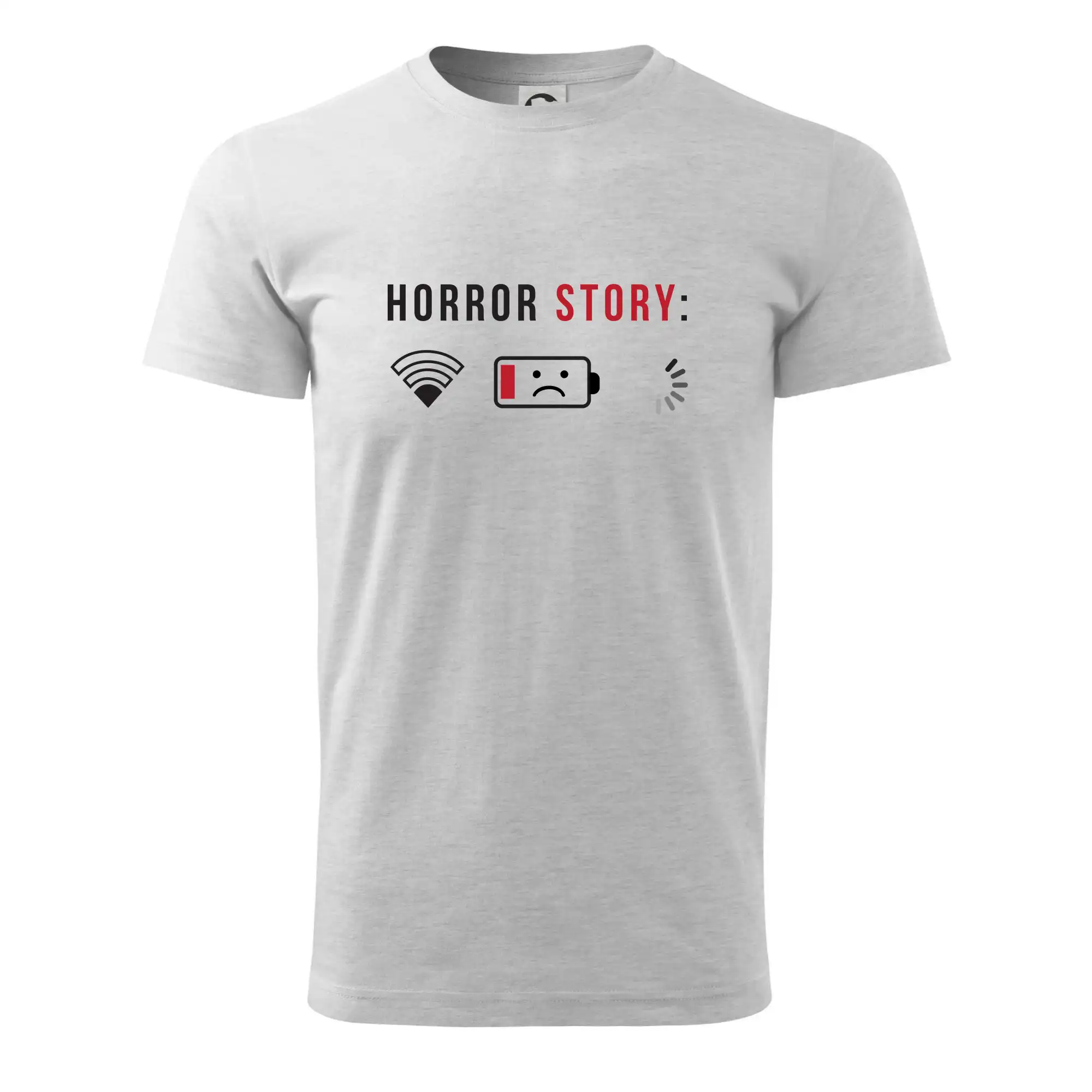 Tričká pre ajťákov - Horror story - Tričko extra veľké  (5-8XL)