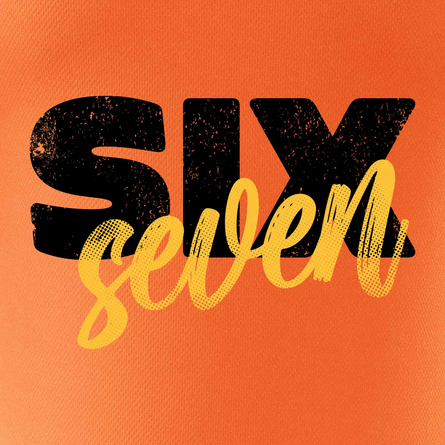 Six seven - písmo