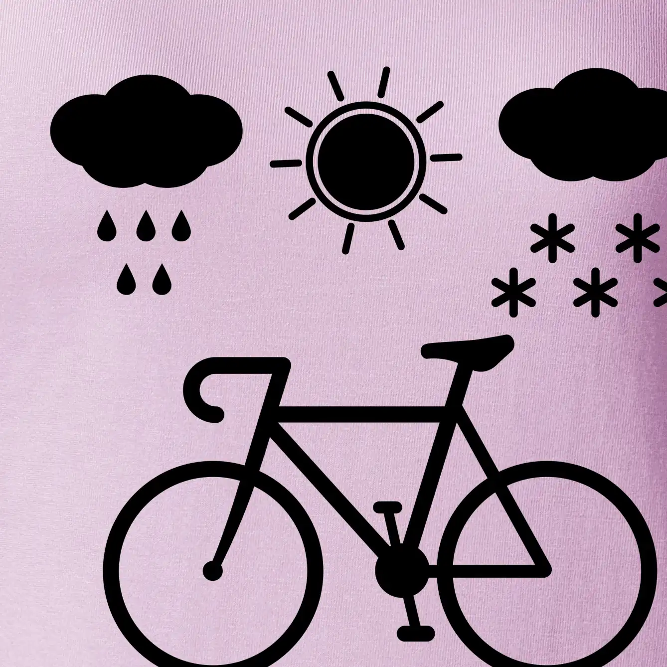 Cyklista za každého počasí