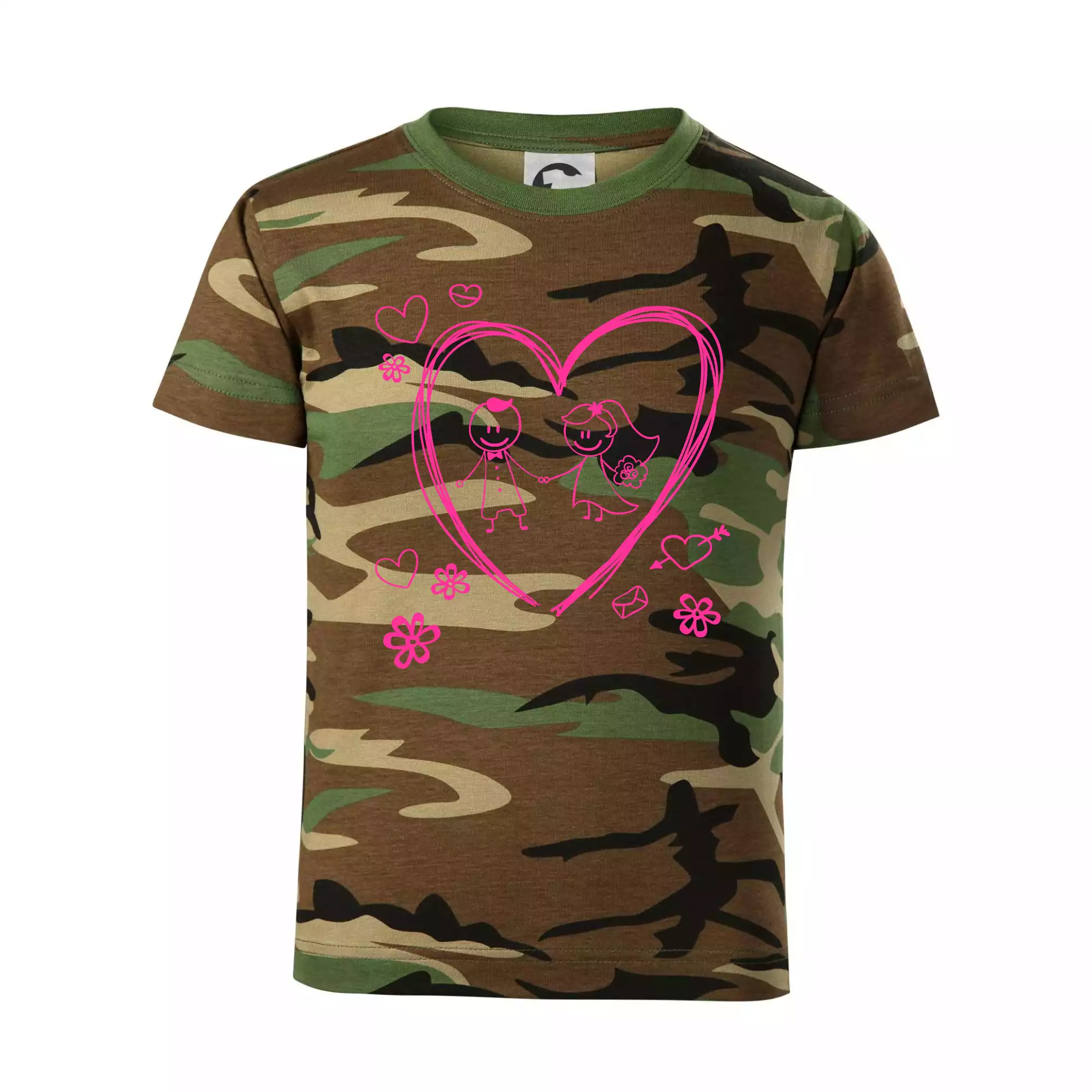 Svatba - kreslené srdce