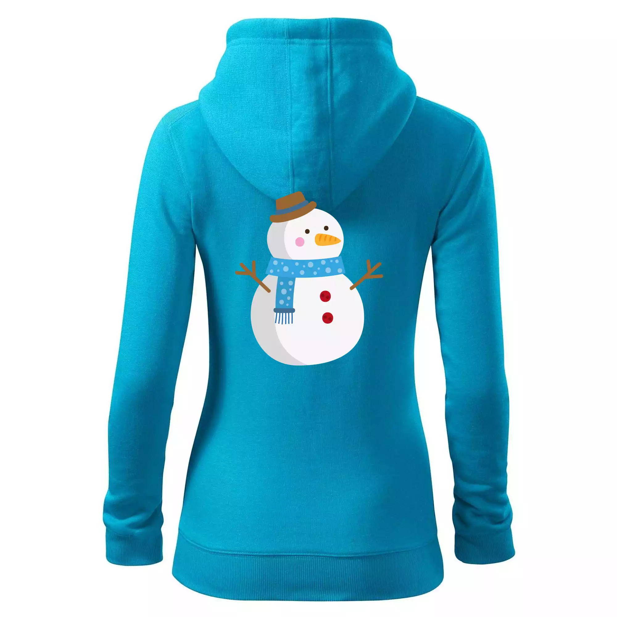 Sněhulák se šálou