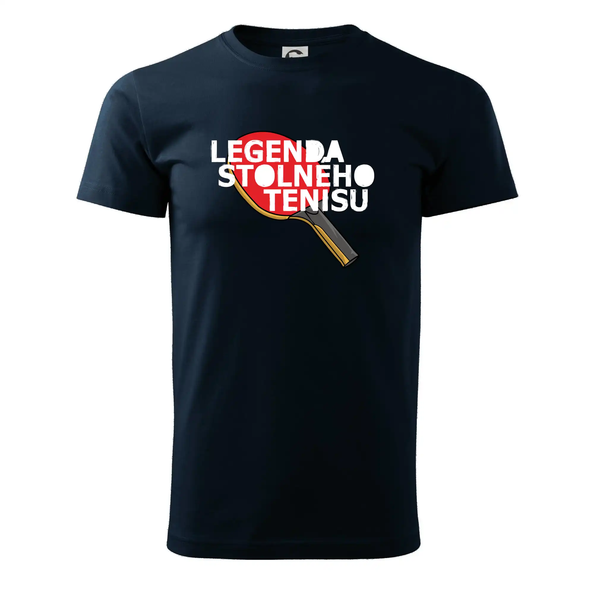 Vtipné tričká na stolný tenis - Legenda stolného tenisu - Tričko extra veľké  (5-8XL)
