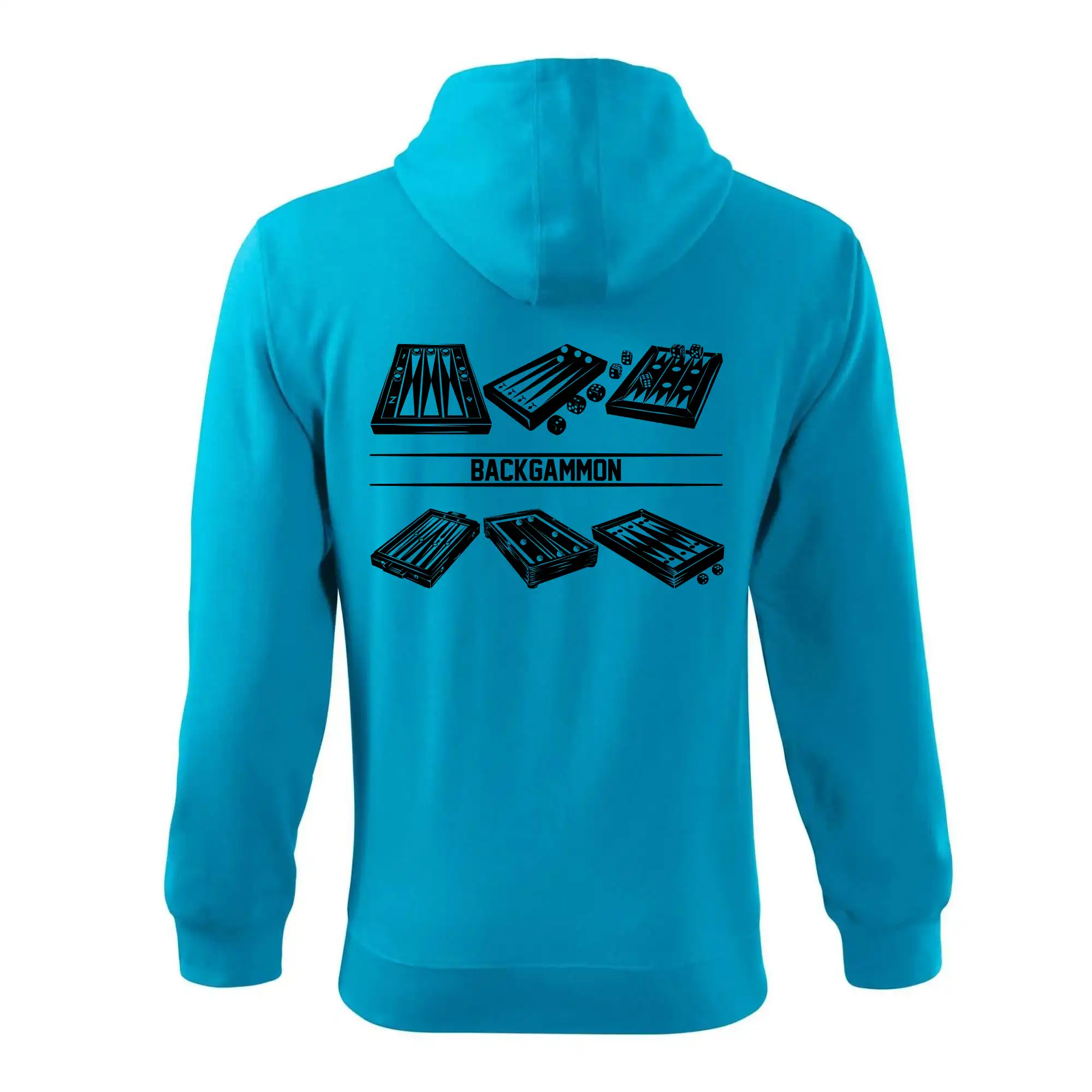 Backgammon černý set