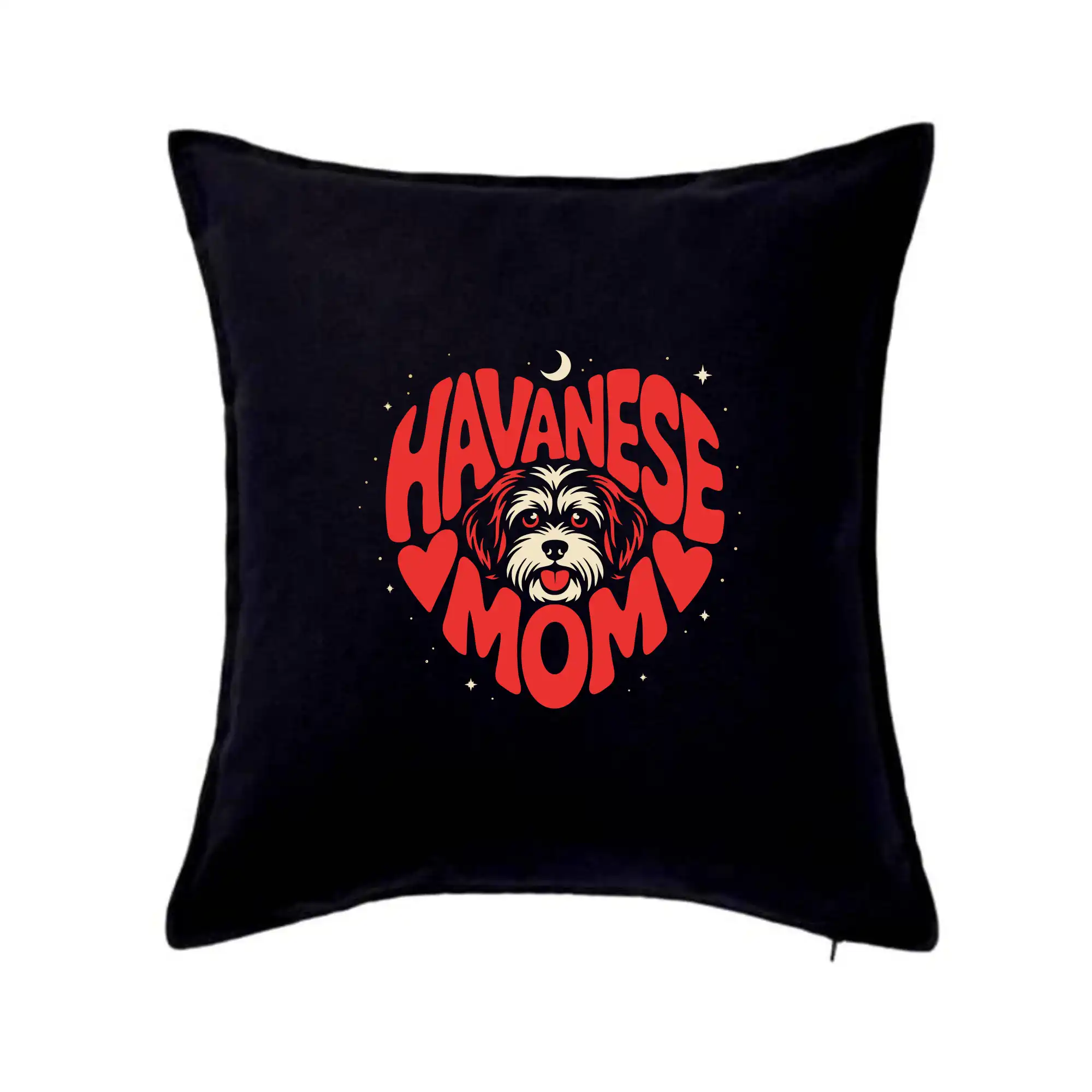 Ostatné psie plemená - Havanský psík srdce mom - Vankúš 50x50