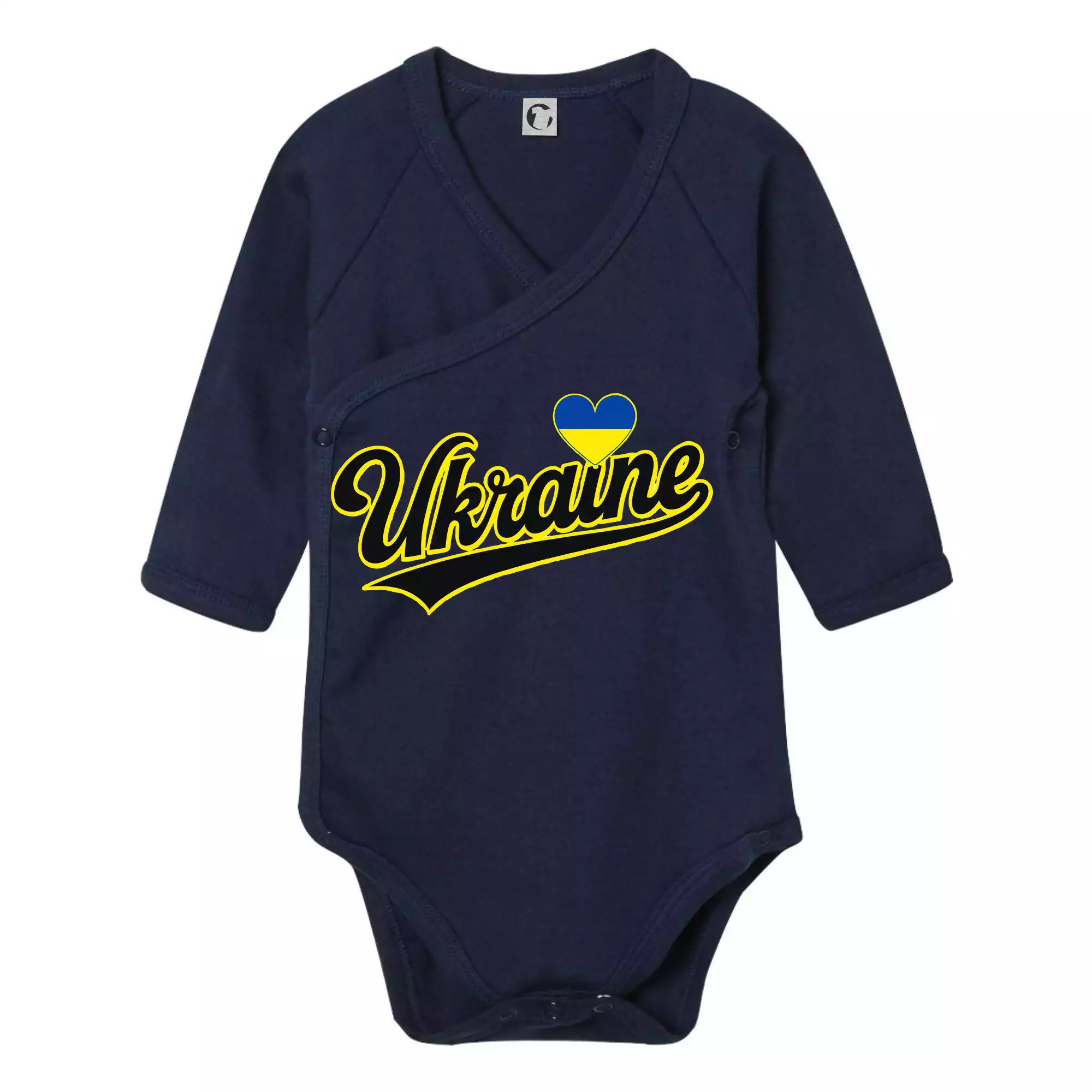 Ukraine - nápis černý