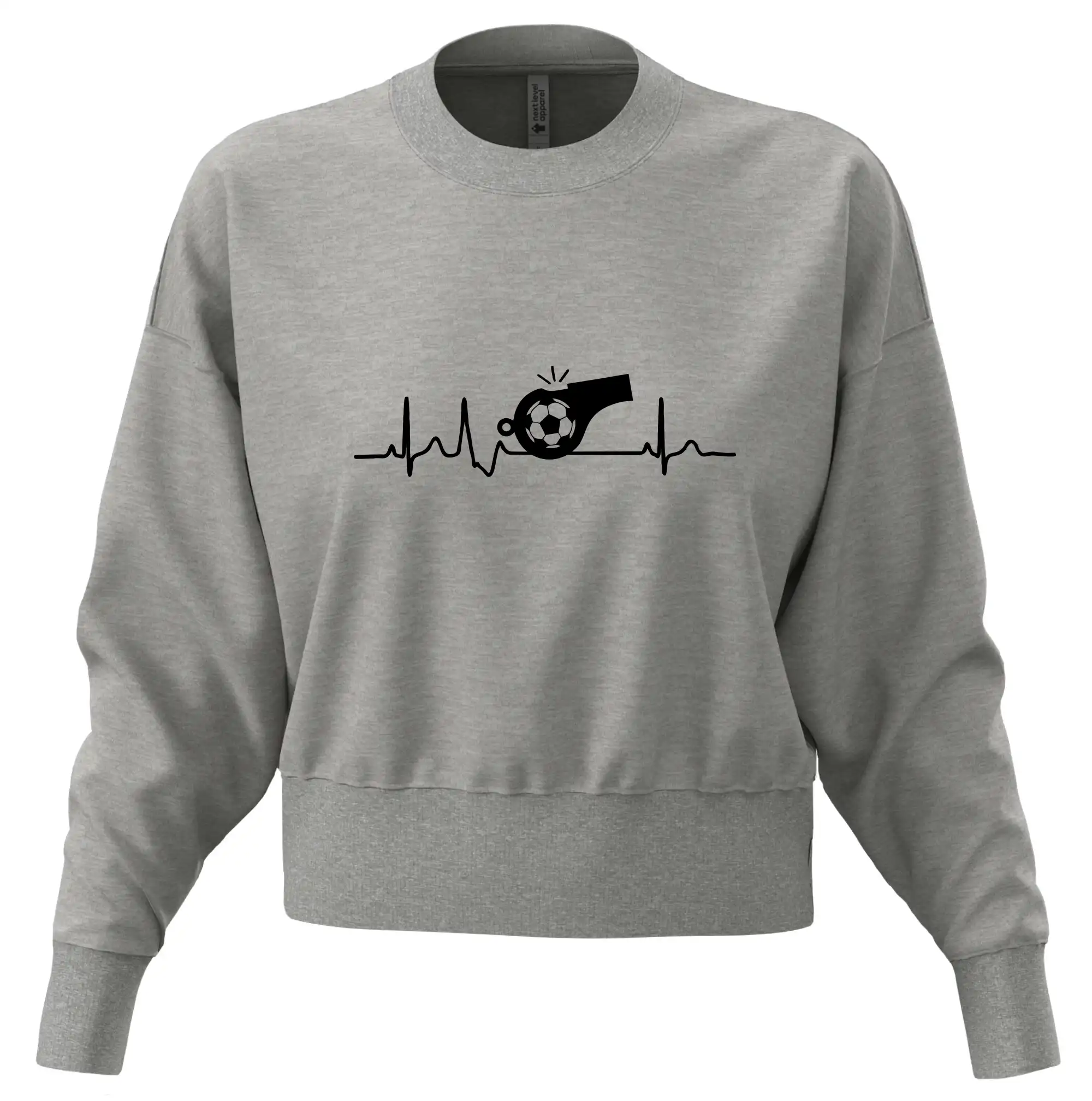 EKG fotbal rozhodčí a píšťalka