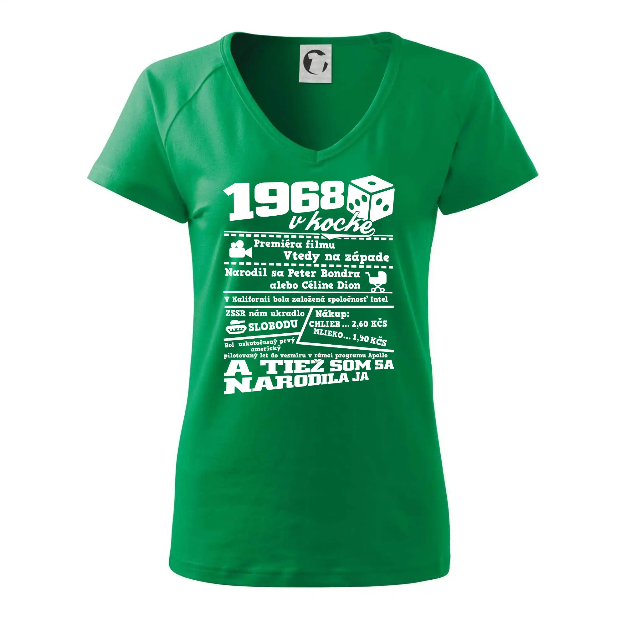 1968 v kocke - Tričko dámske Dream