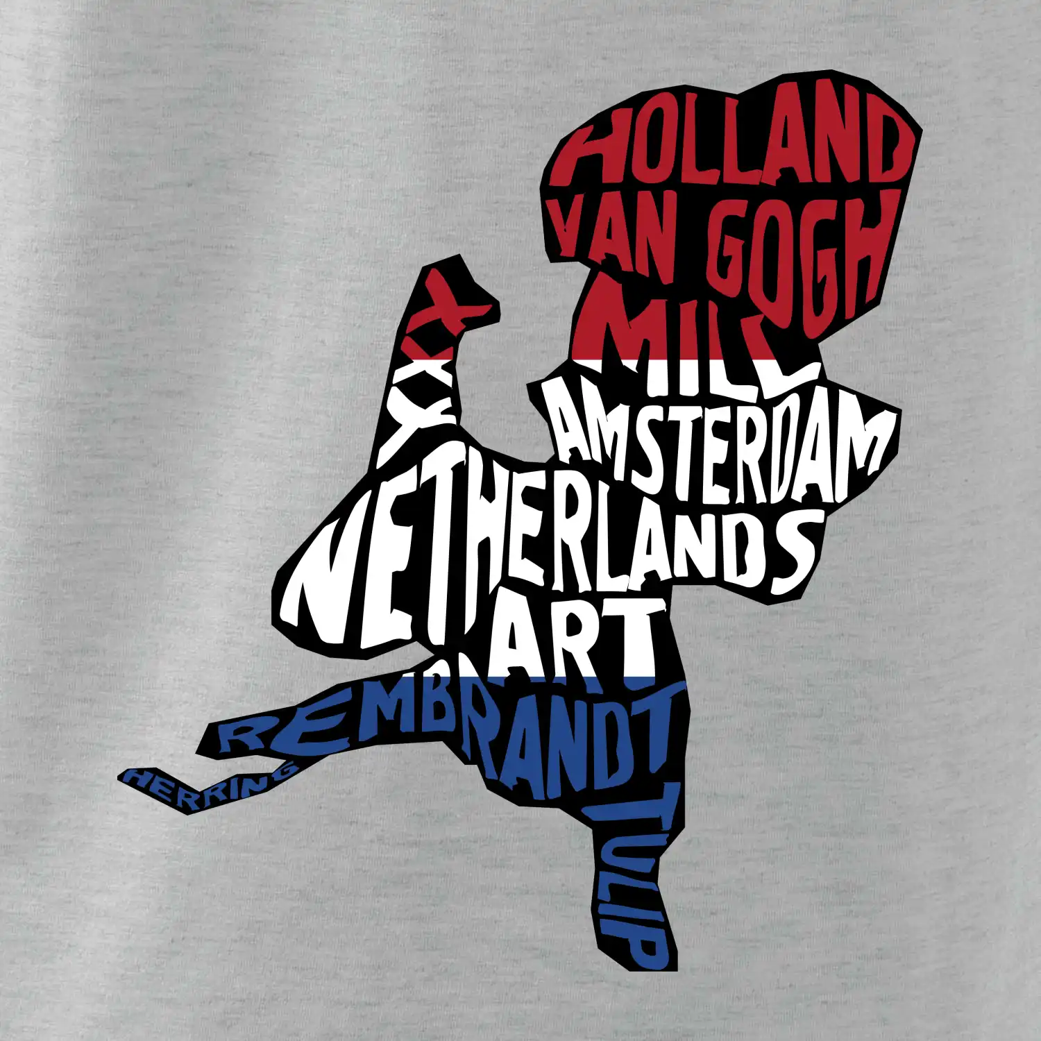 Mapy - názvy měst - Nizozemí