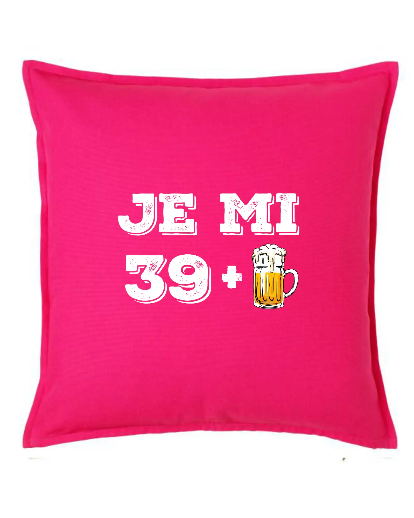 Tričko k štyridsiatke - Je mi 40 pivo - Vankúš 50x50