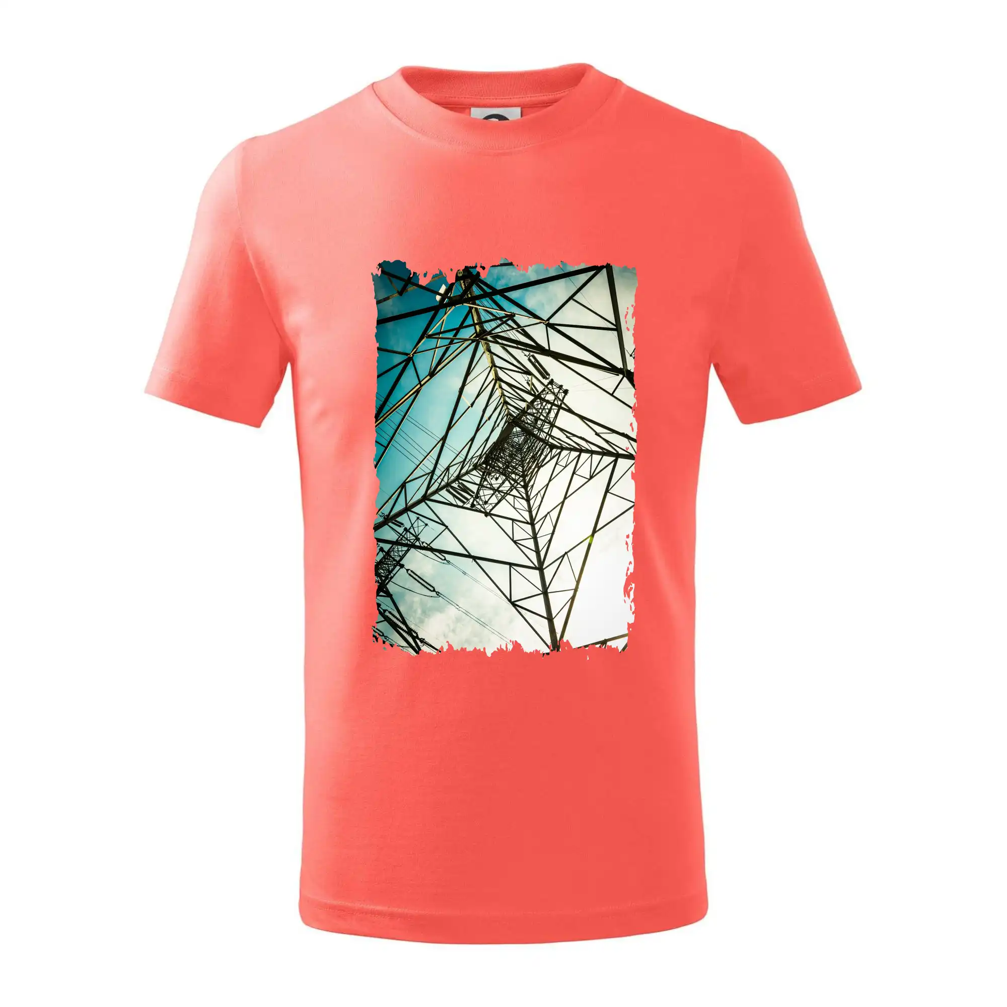 Barevné nebe - stožáry vysokého napětí