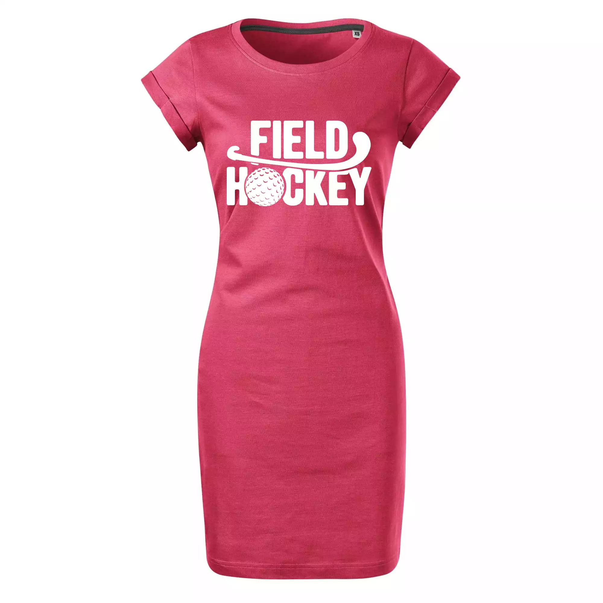 Field hockey míček a nápis