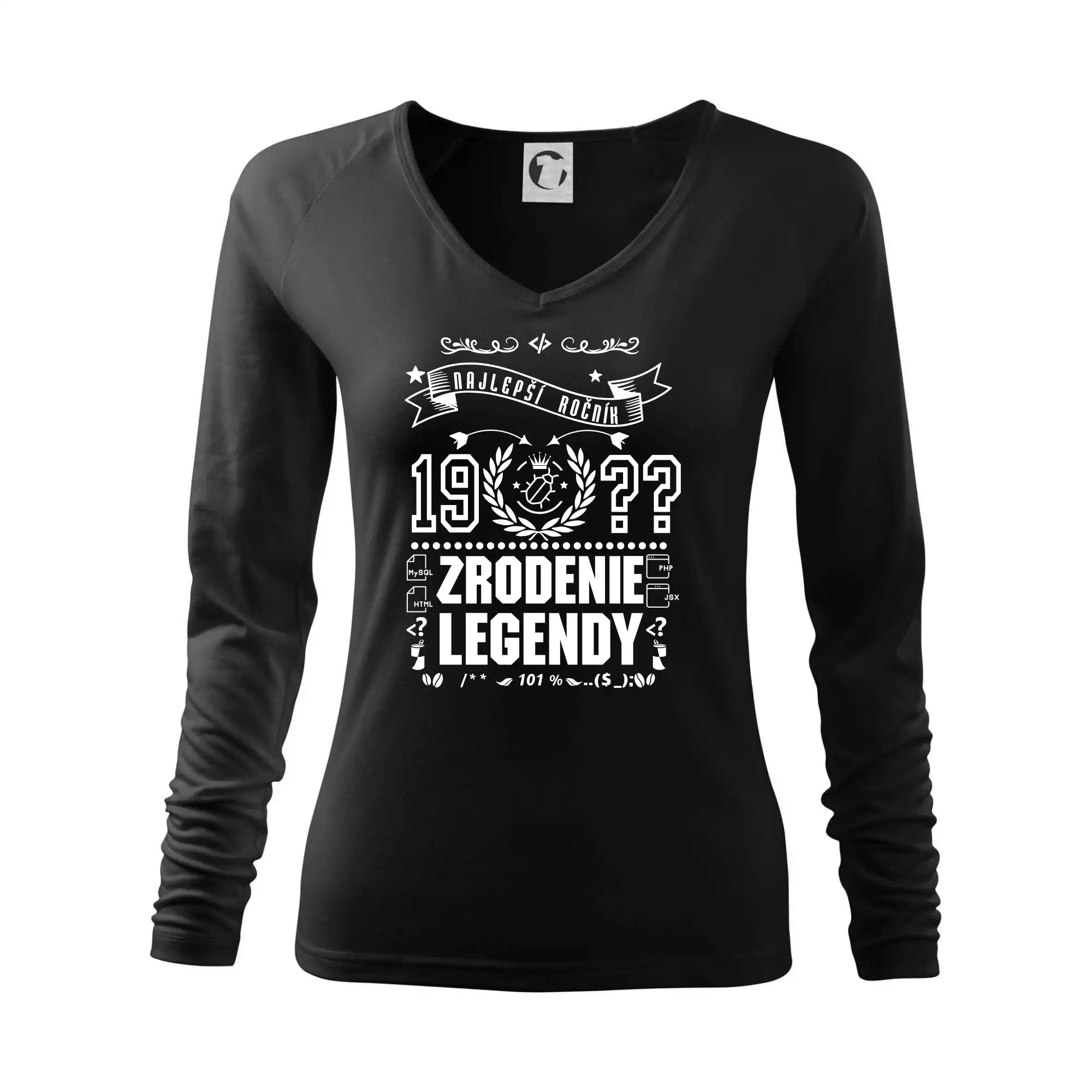 Trička Zrodenie legendy - Zrodenie legendy pre programátora - Tričko dámske Elegance