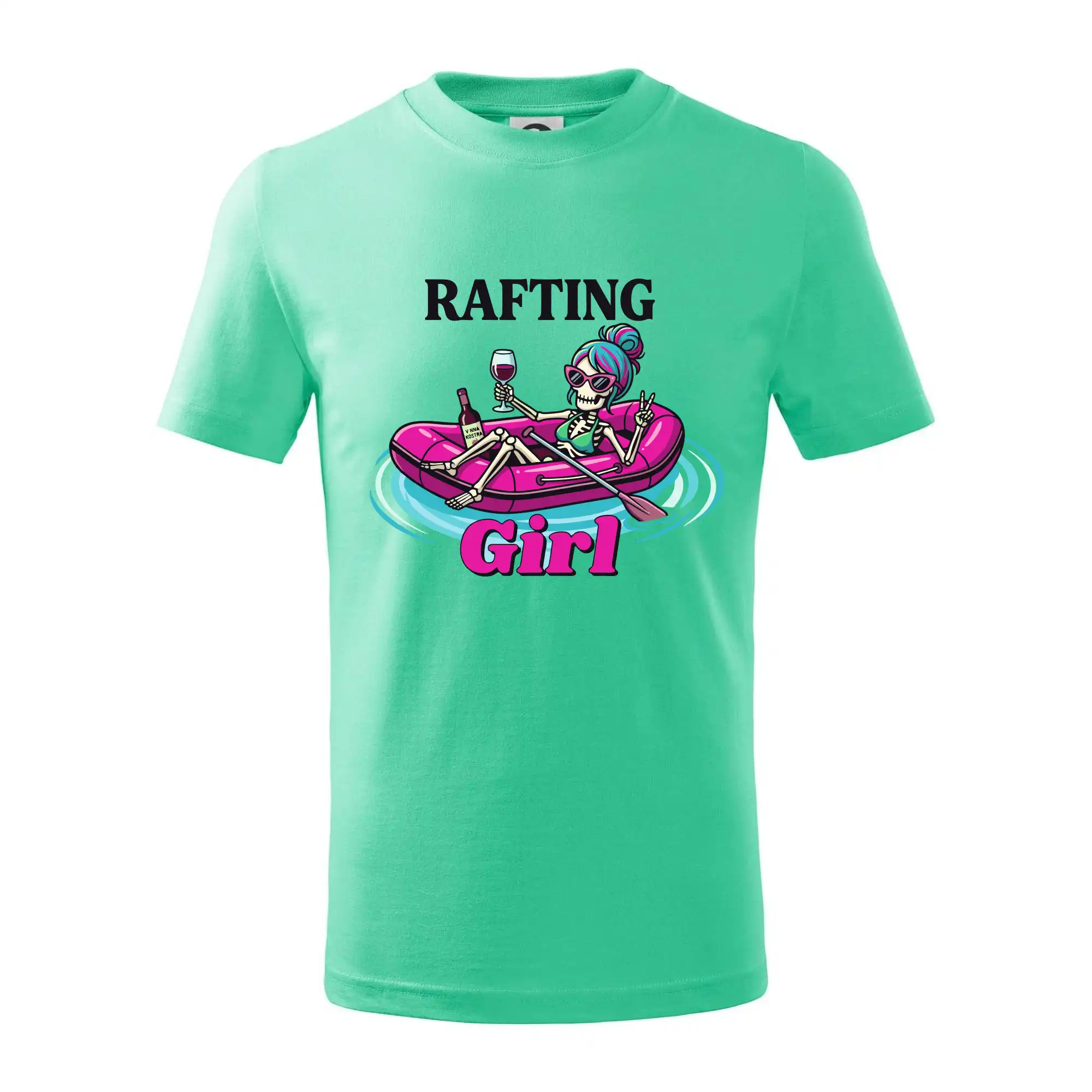 Vodácke tričká - Rafting girl - Tričko detské bavlnené